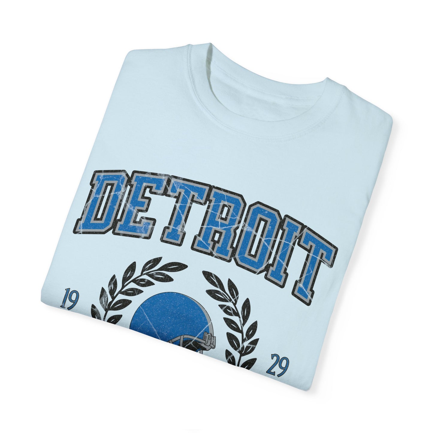 Comfort Colors Detroit Football Shirt