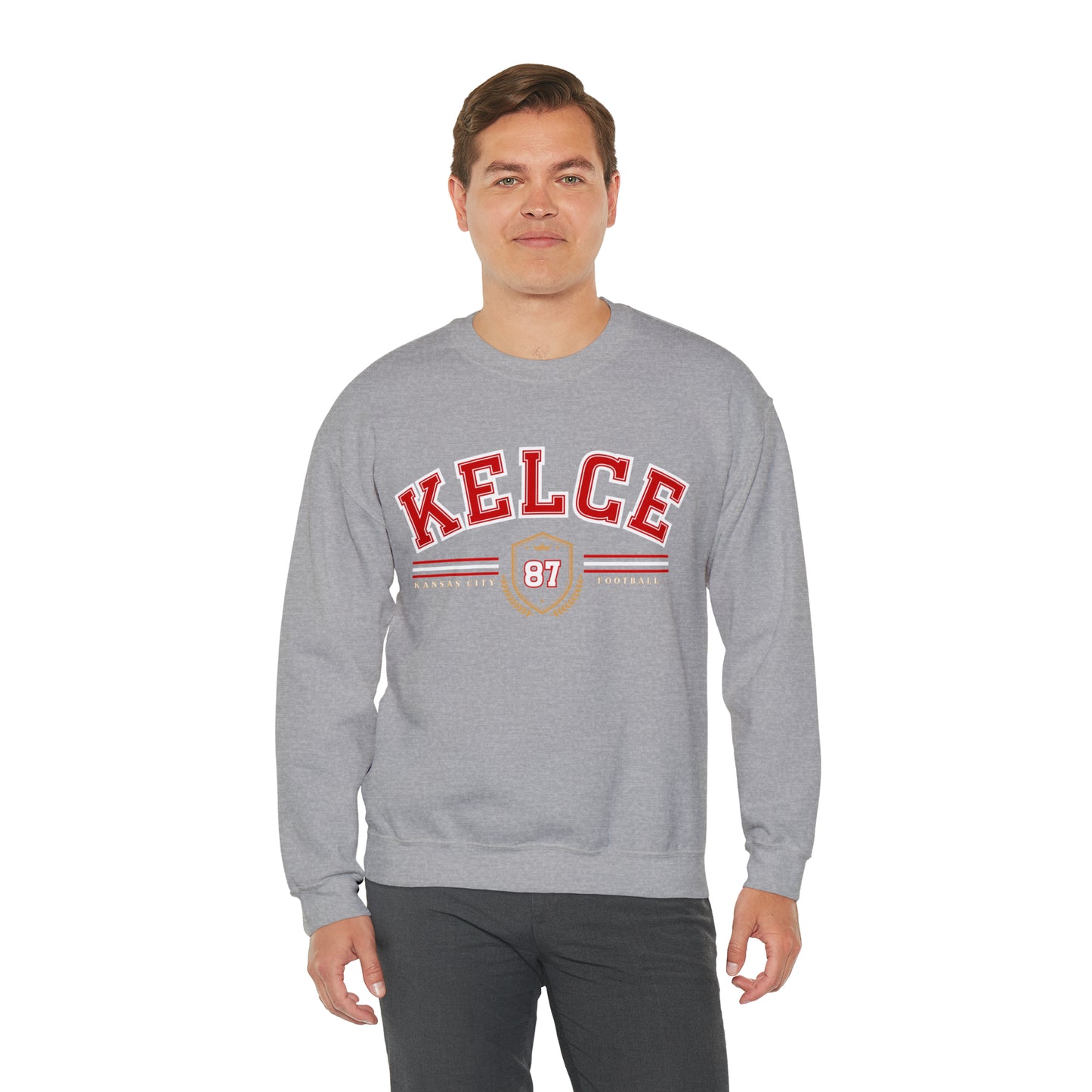 Travis Kelce Varsity Sweatshirt - Happy Place Studio