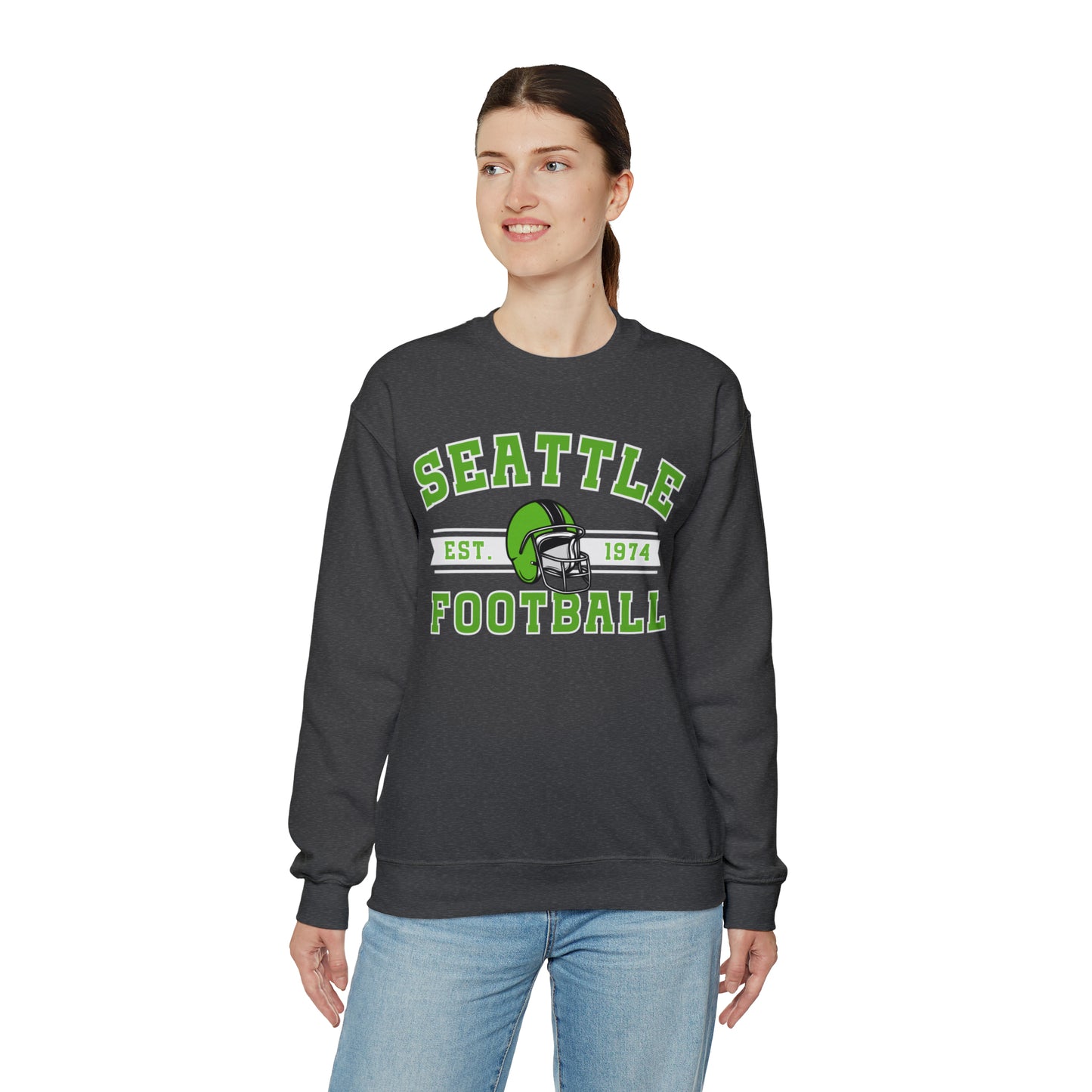 Seattle Football Crewneck - Happy Place Studio