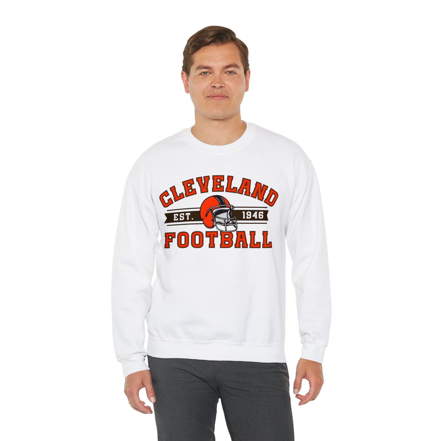 Cleveland Football Sweatshirt - Happy Place Studio