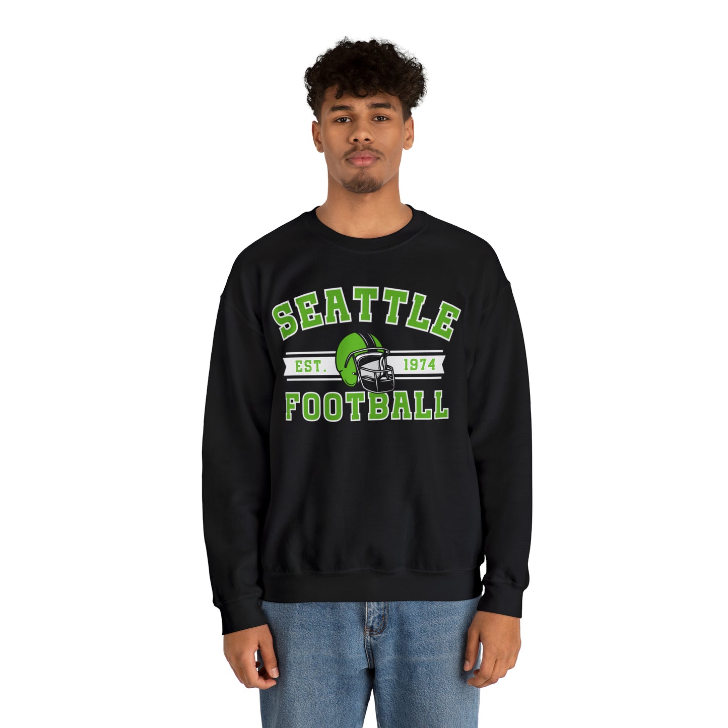 Seattle Football Crewneck - Happy Place Studio