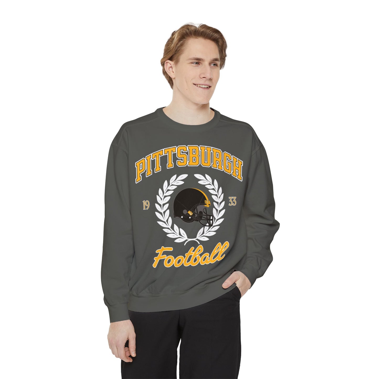 Comfort Colors Pittsburgh Football Sweatshirt