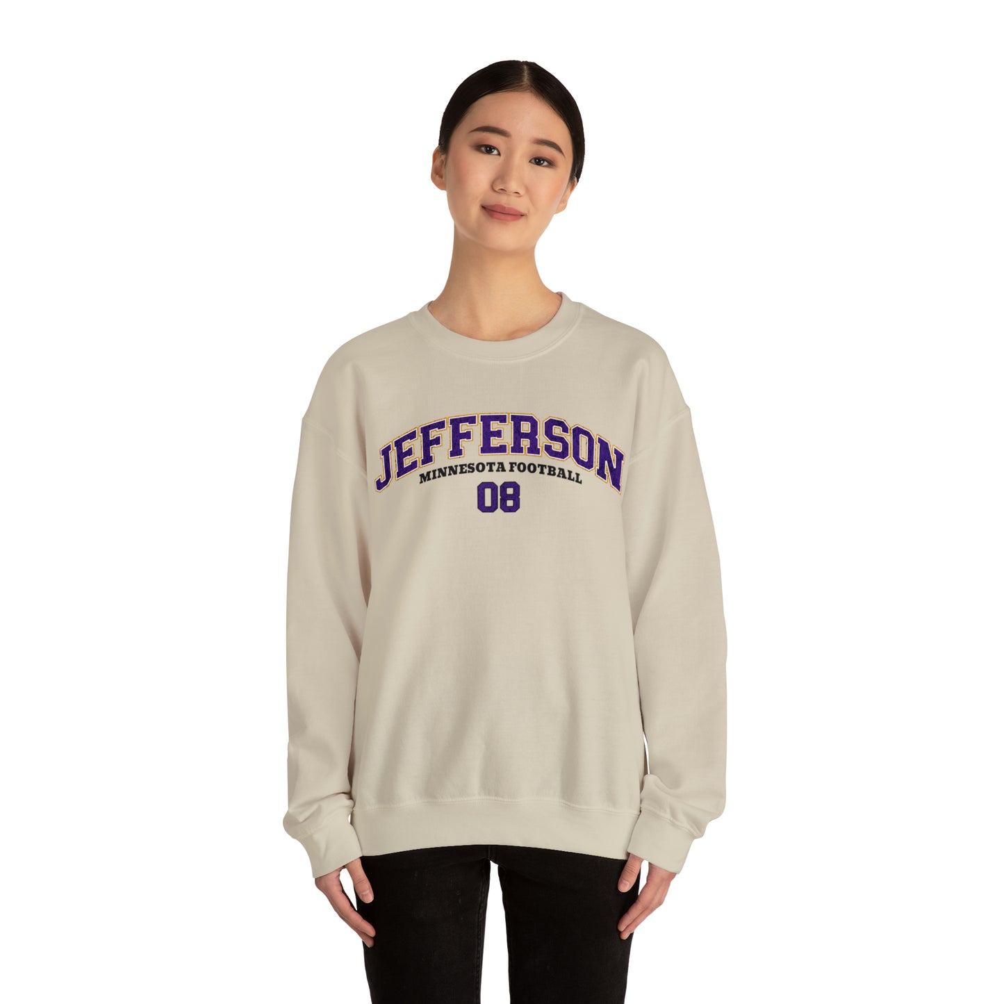 Justin Jefferson Sweatshirt, Minnesota Football Sweatshirt,Justin Jefferson Crewneck,Skol Minnesota,Justin Jefferson Shirt,Viking Sweatshirt - Happy Place Studio