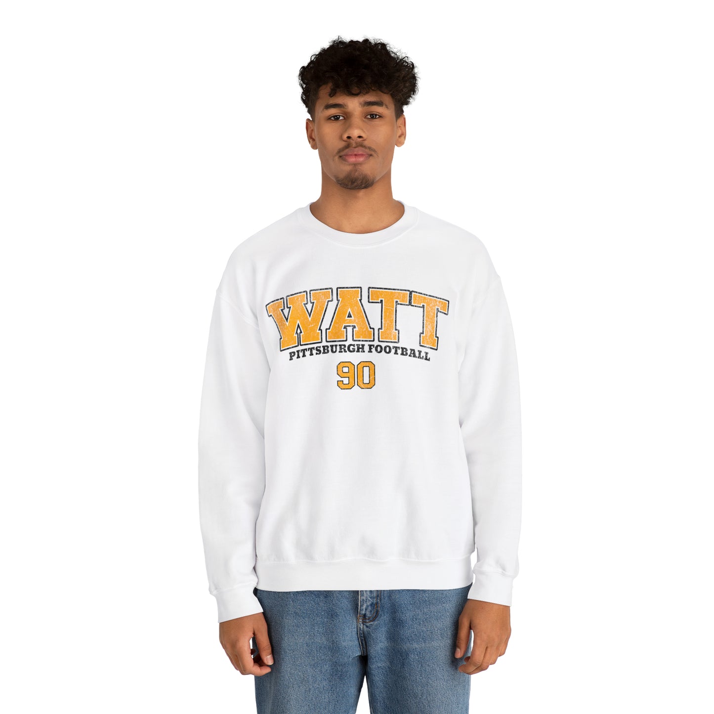 JJ Watt Pittsburgh Football Sweatshirt, JJ Watt Shirt, Pittsburgh Crewneck, Pittsburgh Sweatshirt, Pittsburgh Football Sweater - Happy Place Studio