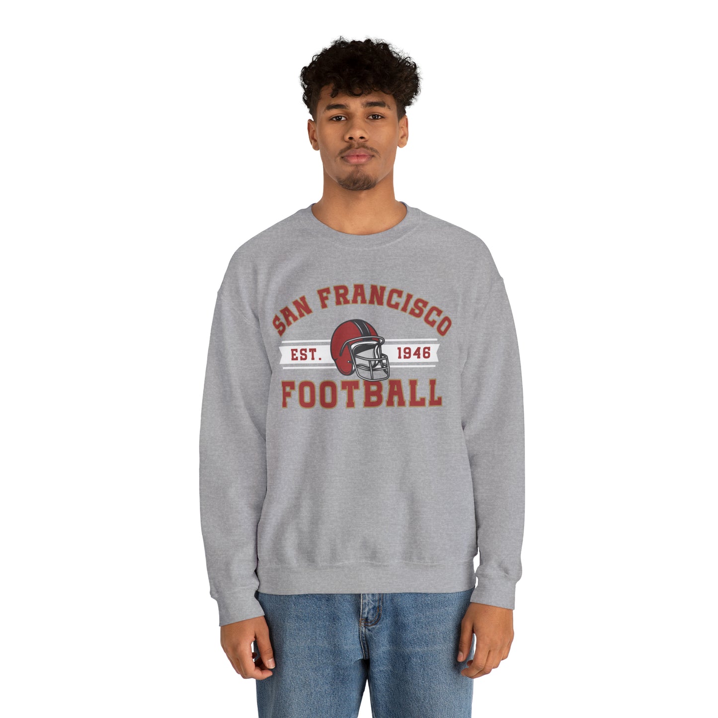 San Francisco Football Sweatshirt - Happy Place Studio