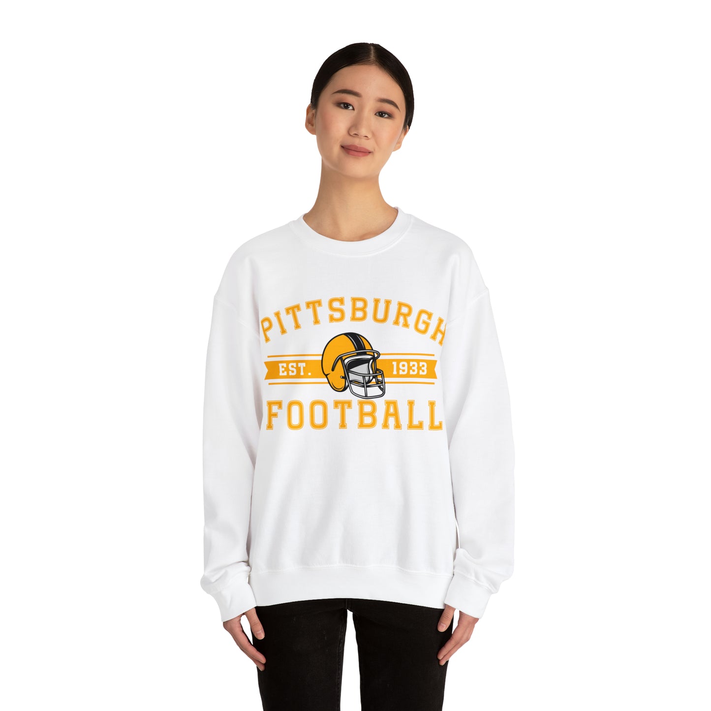 Pittsburgh Football Sweatshirt - Happy Place Studio
