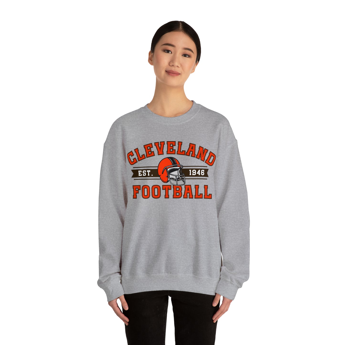Cleveland Football Sweatshirt - Happy Place Studio