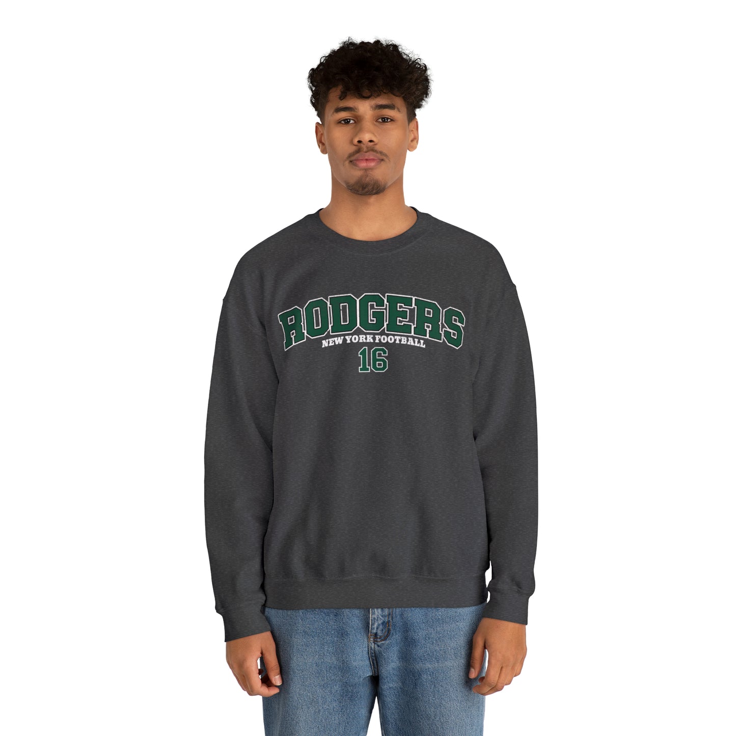 Aaron Rodgers Sweatshirt, Aaron Rodgers Jersey, New York Football Crewneck, Vintage Style Jets Sweatshirt, Aaron Rodgers shirt,Jets Crewneck - Happy Place Studio