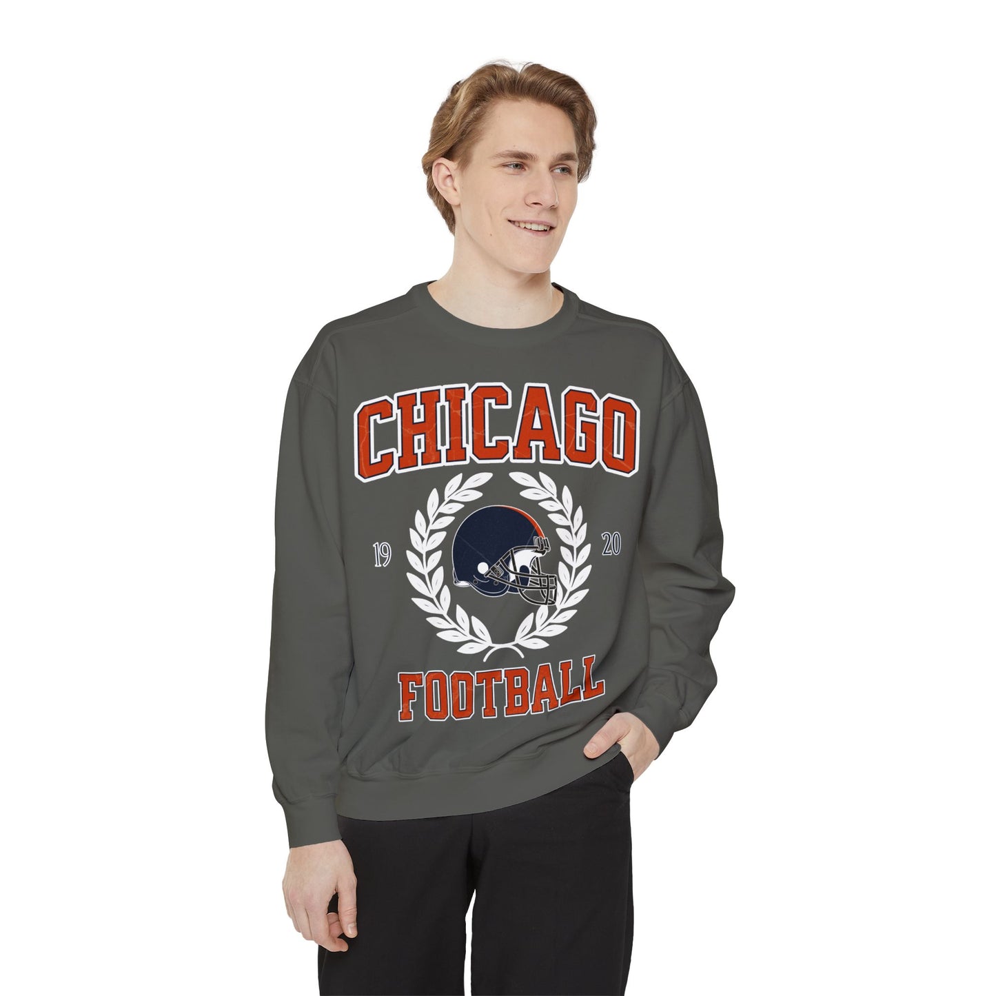 Comfort Colors Chicago Football Sweatshirt