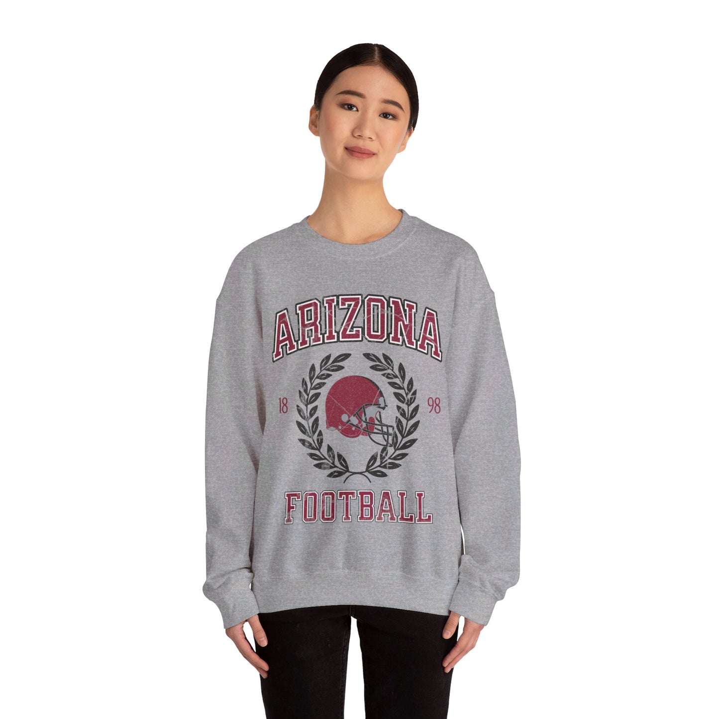 Arizona Football Sweatshirt, Vintage Arizona Football Crewneck, Retro Cardinal Football Shirt, Cardinal Football Gift, Cardinal Sweatshirt