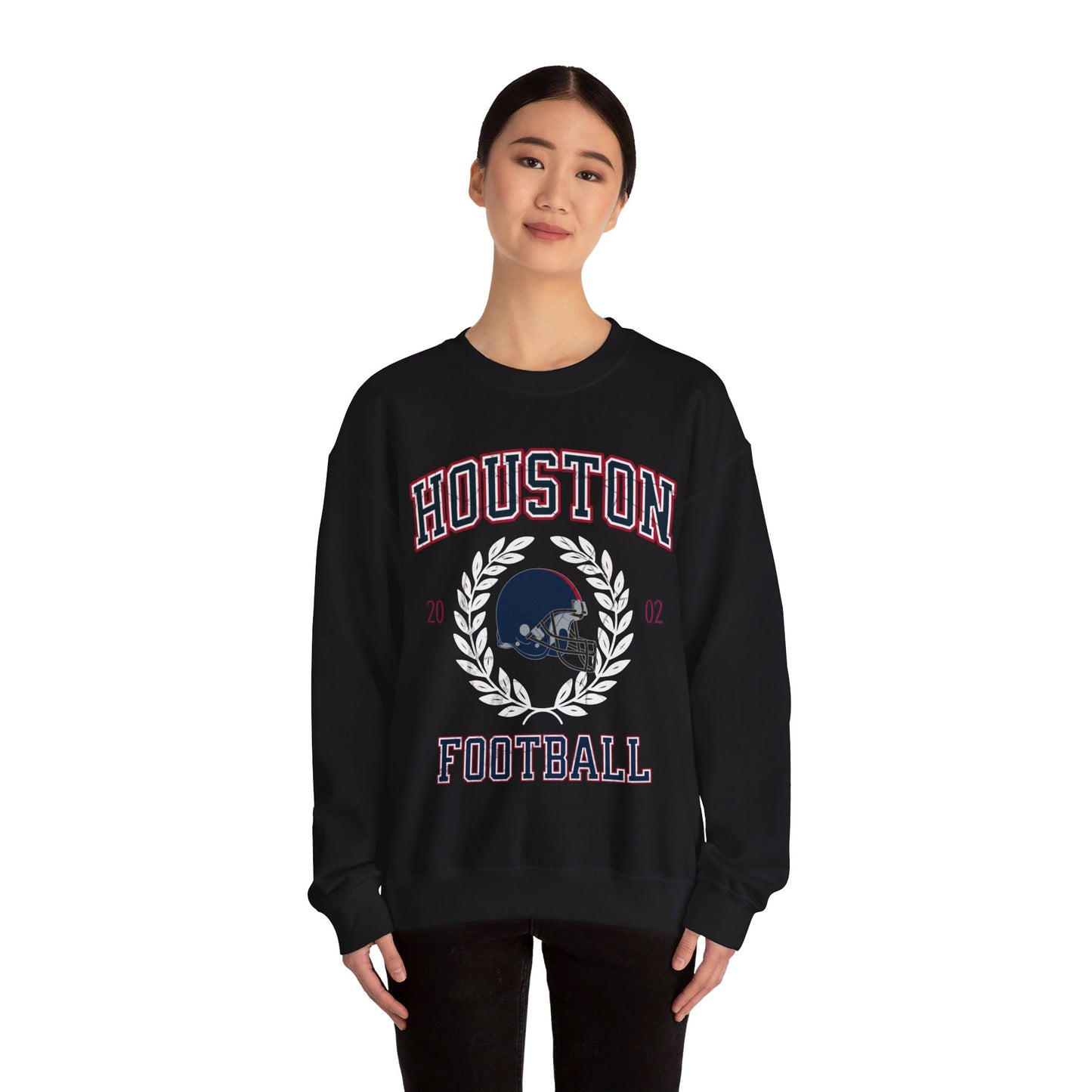 Vintage Houston Sweatshirt, Houston Football Sweatshirt, Texan Football Crewneck, Houston Football Shirt, Texan Football Crewneck Sweatshirt
