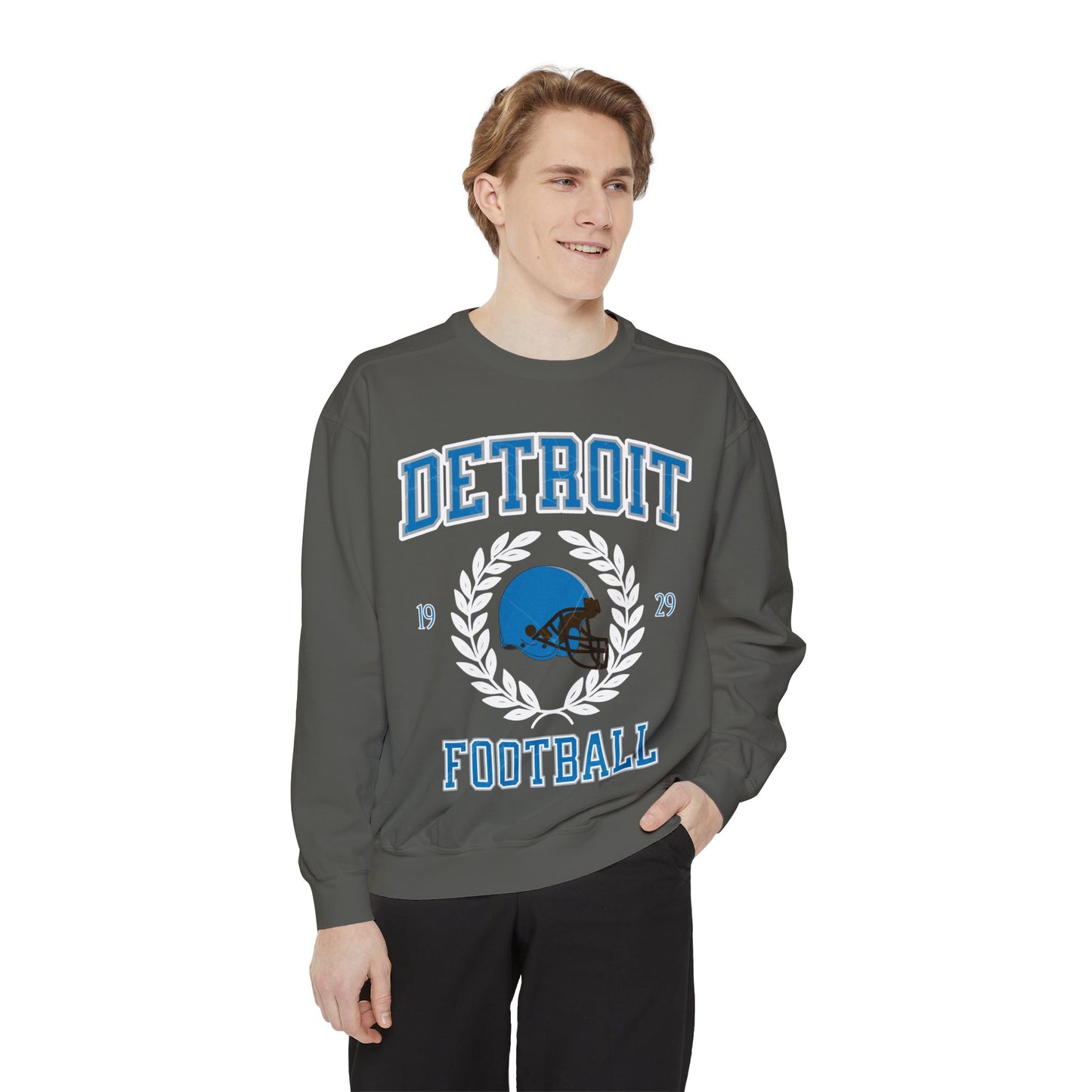 Comfort Colors Detroit Football Sweatshirt
