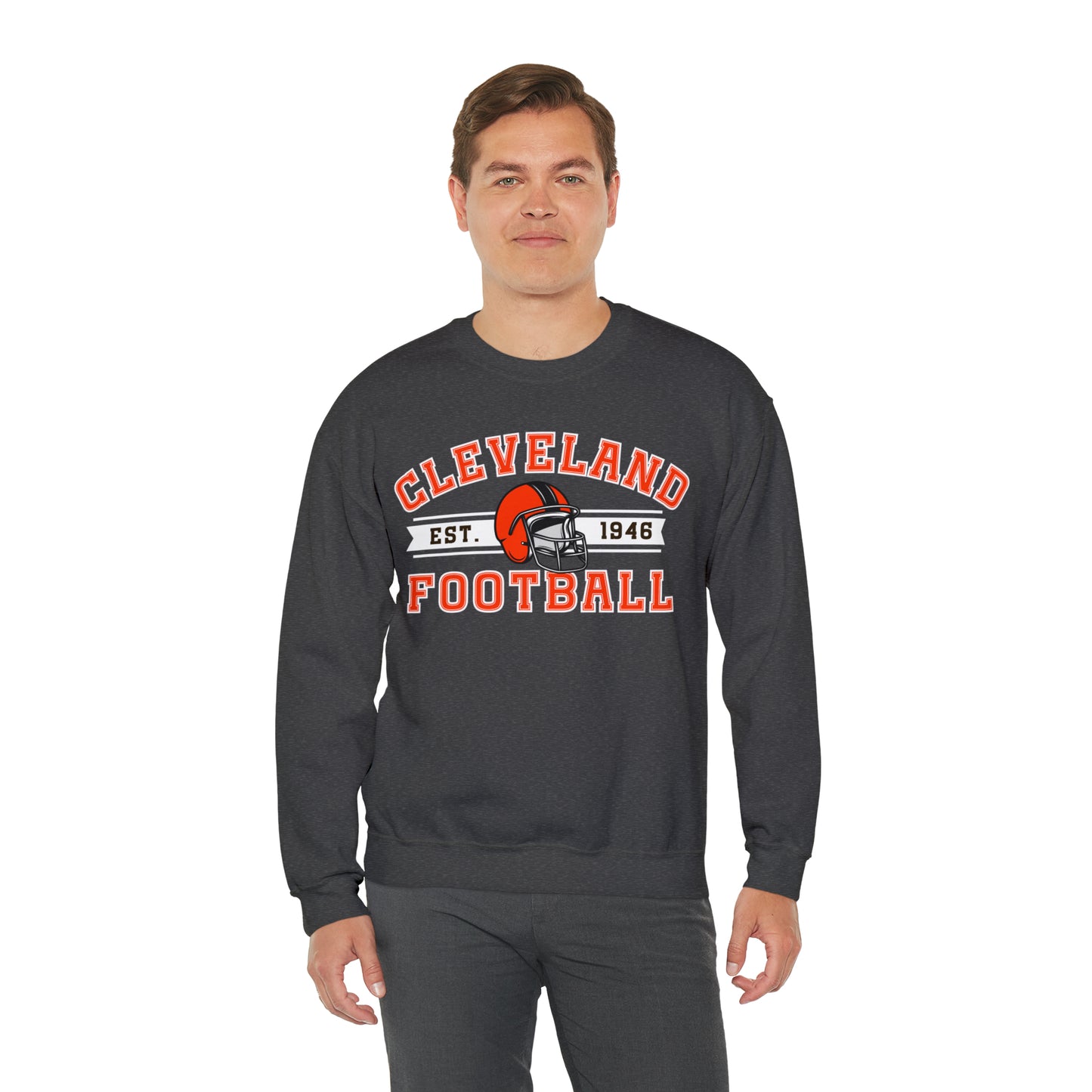 Cleveland Football Sweatshirt - Happy Place Studio