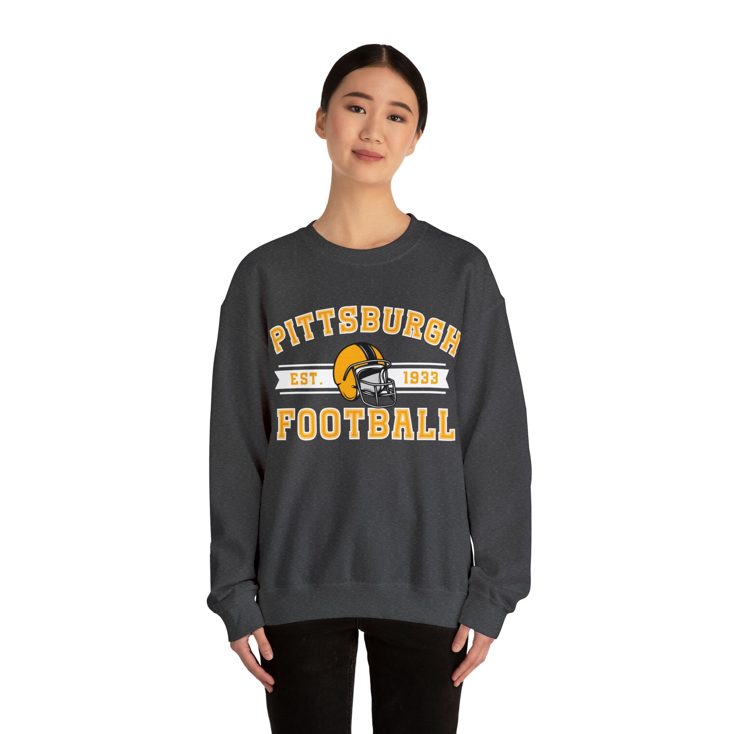Pittsburgh Football Sweatshirt - Happy Place Studio