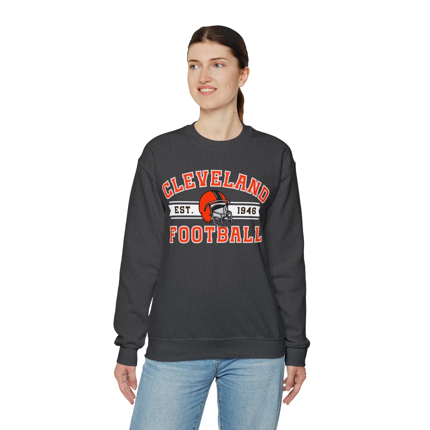Cleveland Football Sweatshirt - Happy Place Studio