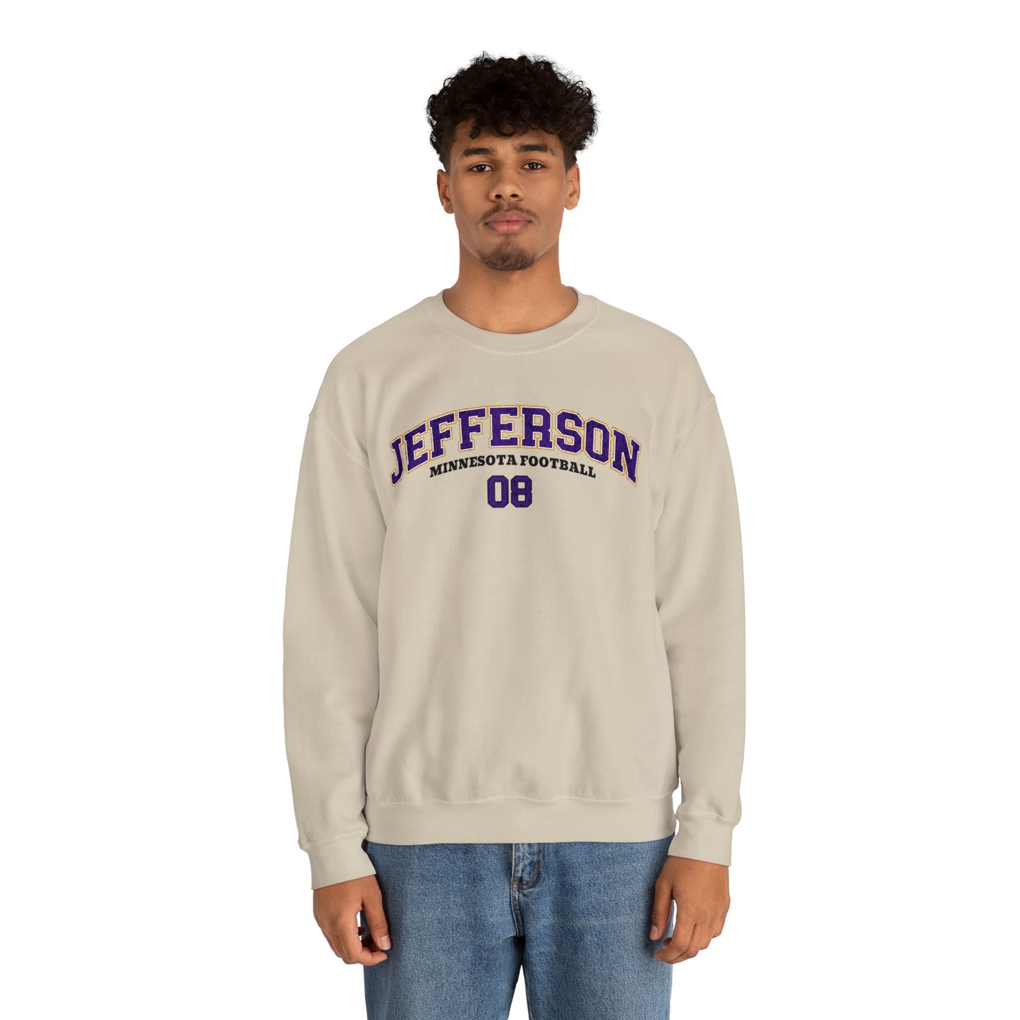 Justin Jefferson Sweatshirt, Minnesota Football Sweatshirt,Justin Jefferson Crewneck,Skol Minnesota,Justin Jefferson Shirt,Viking Sweatshirt - Happy Place Studio
