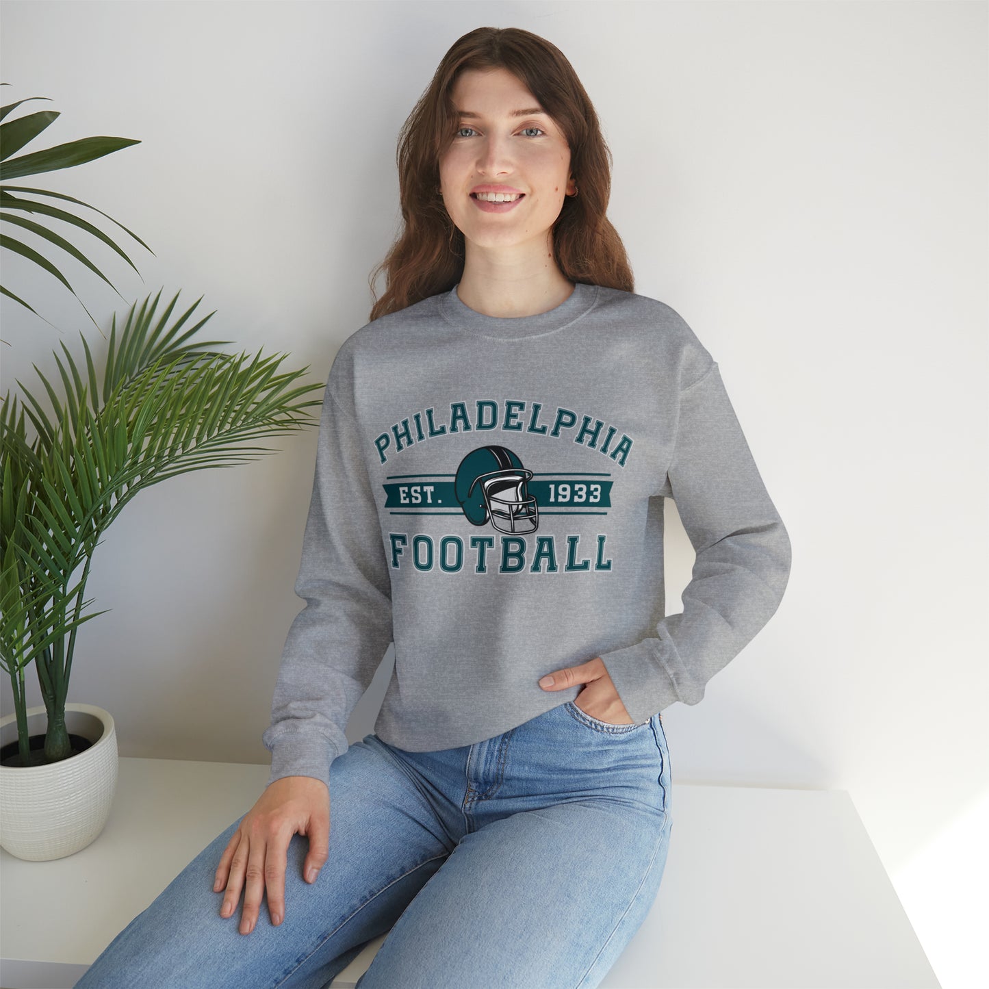 Philadelphia Football Sweatshirt - Happy Place Studio