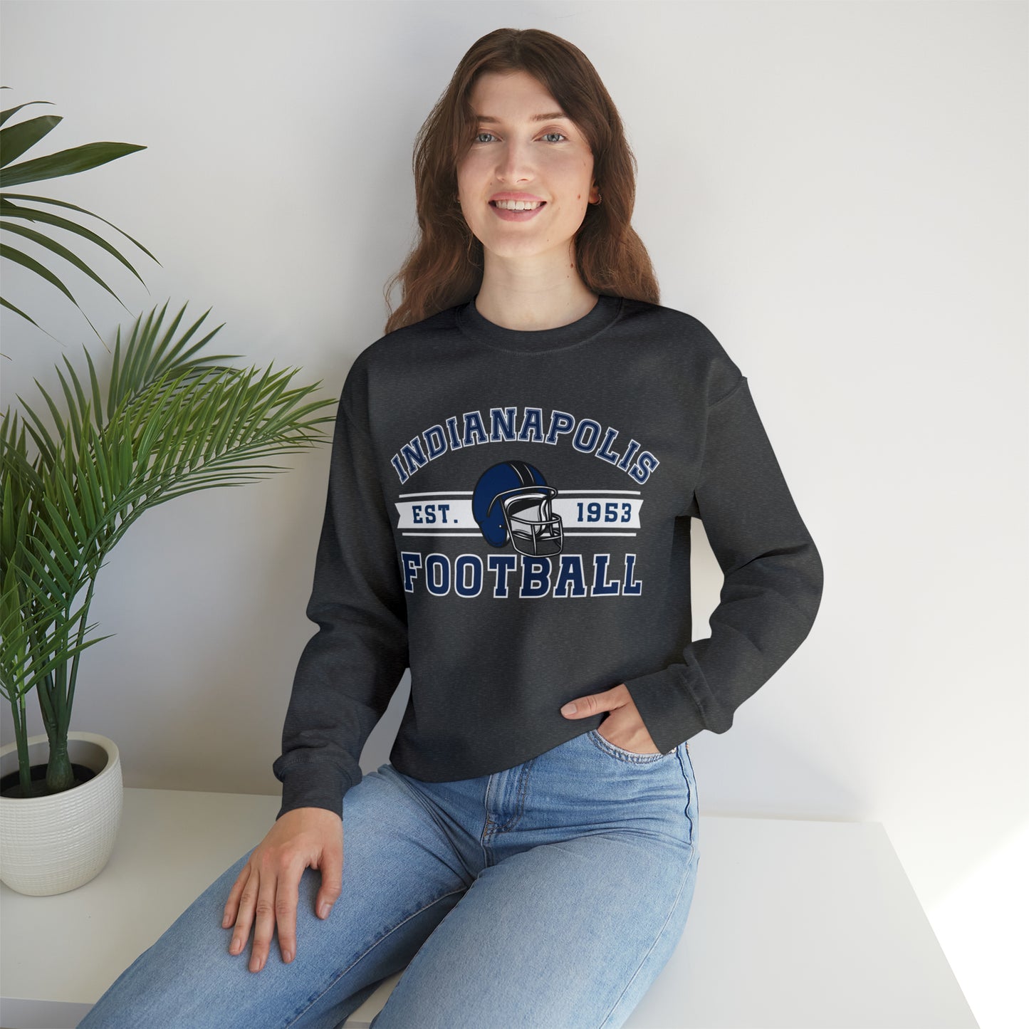 Indianapolis Football Sweatshirt - Happy Place Studio