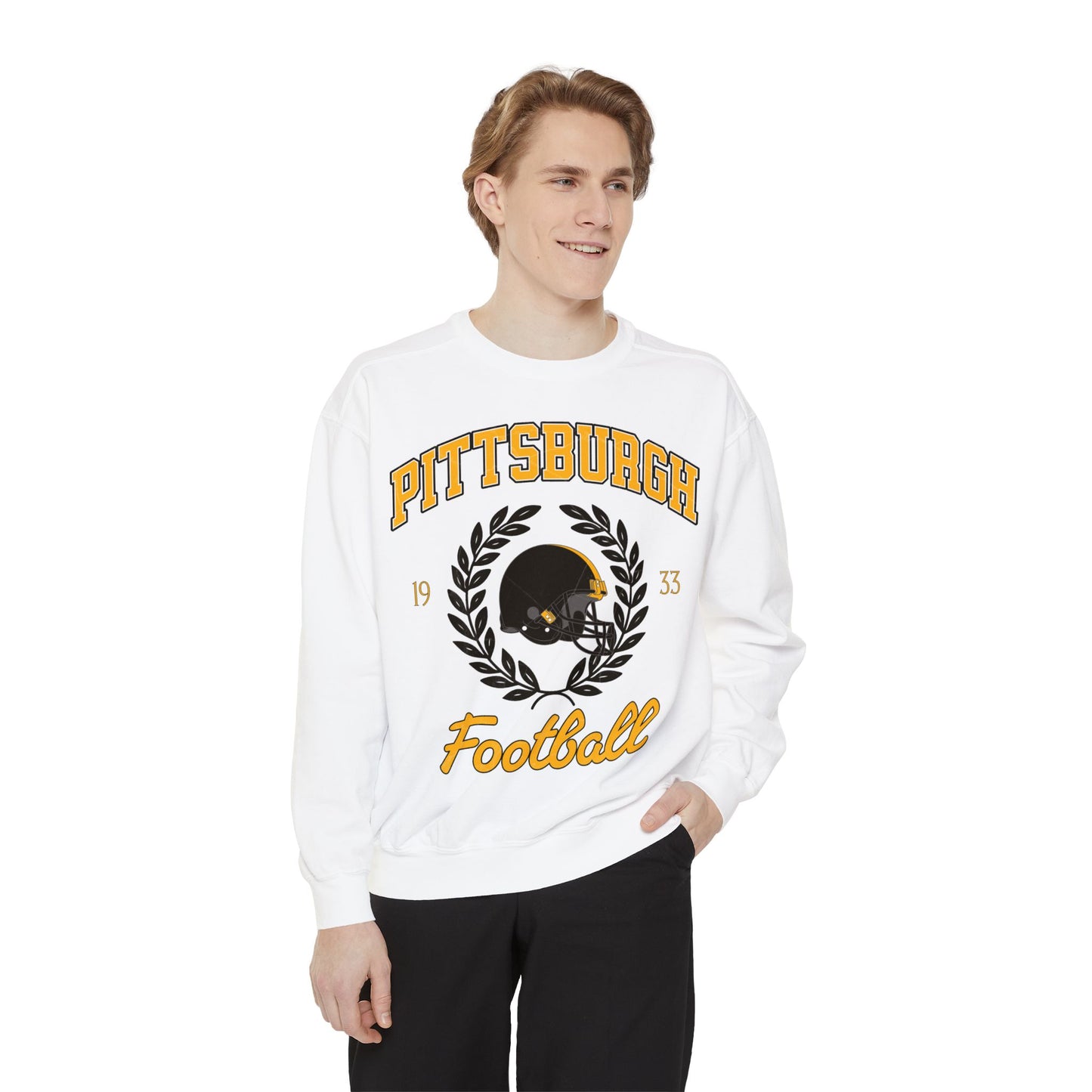 Comfort Colors Pittsburgh Football Sweatshirt