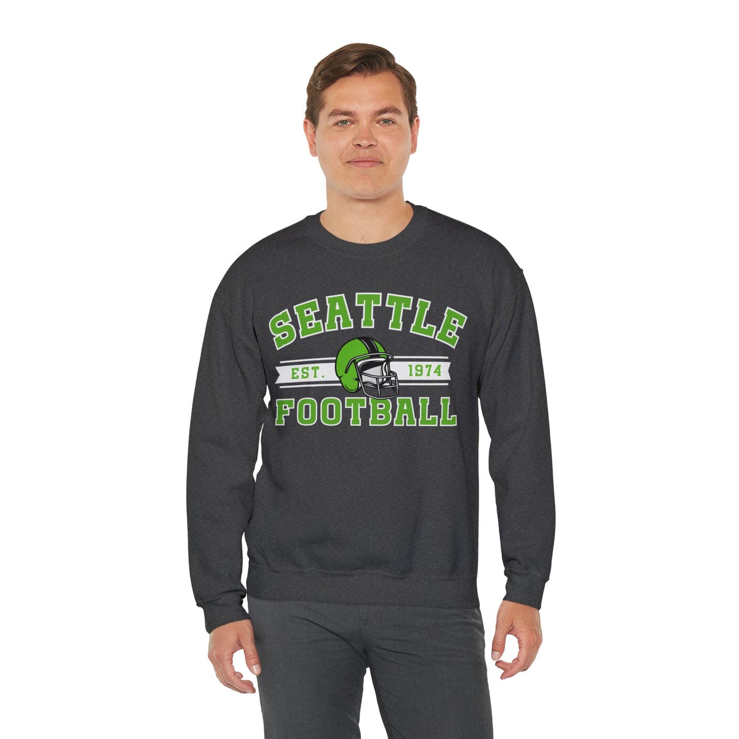 Seattle Football Crewneck - Happy Place Studio