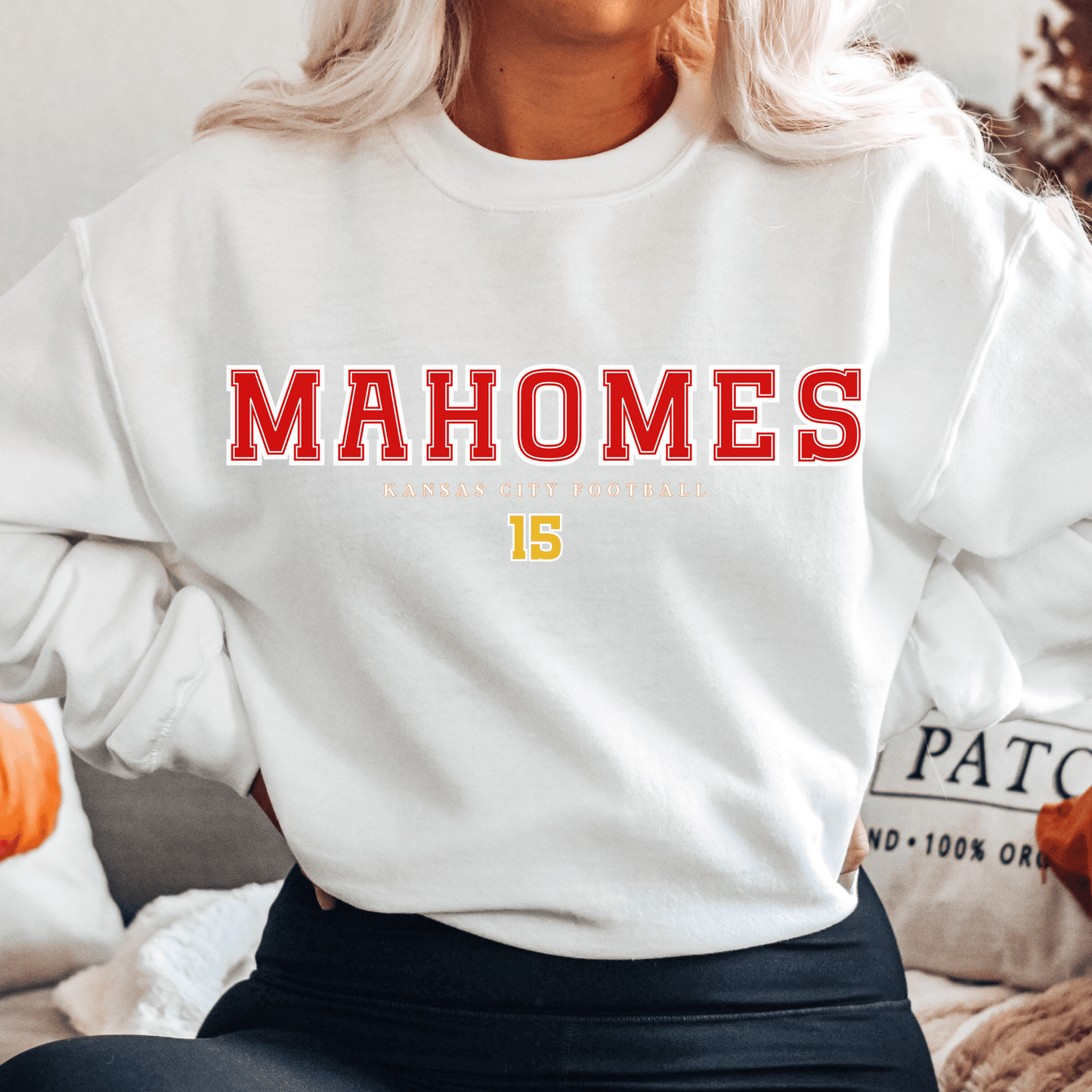 Patrick Mahomes Sweatshirt - Happy Place Studio