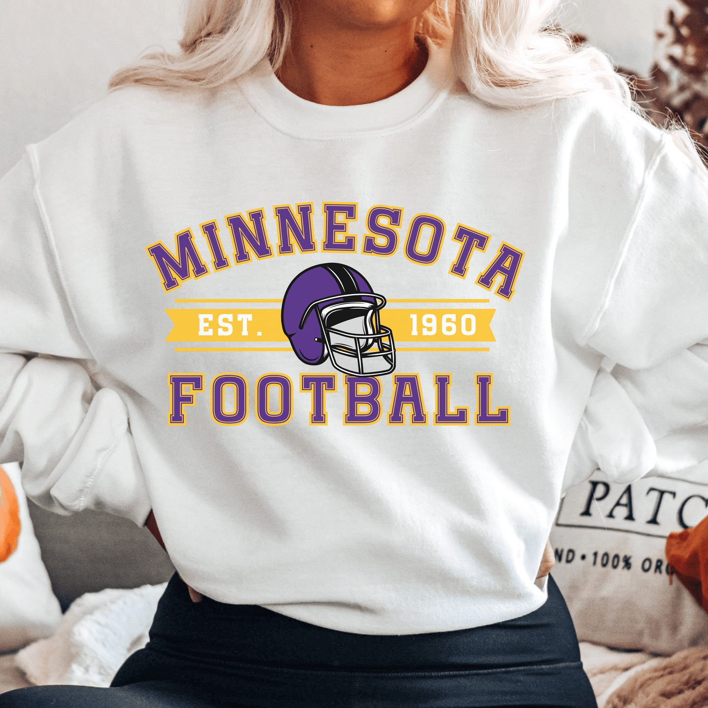 Minnesota Football Sweatshirt - Happy Place Studio
