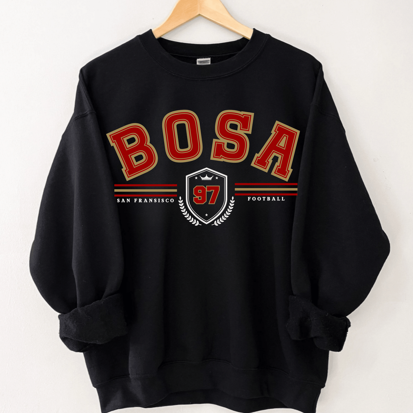 Nick Bosa Sweatshirt - Happy Place Studio