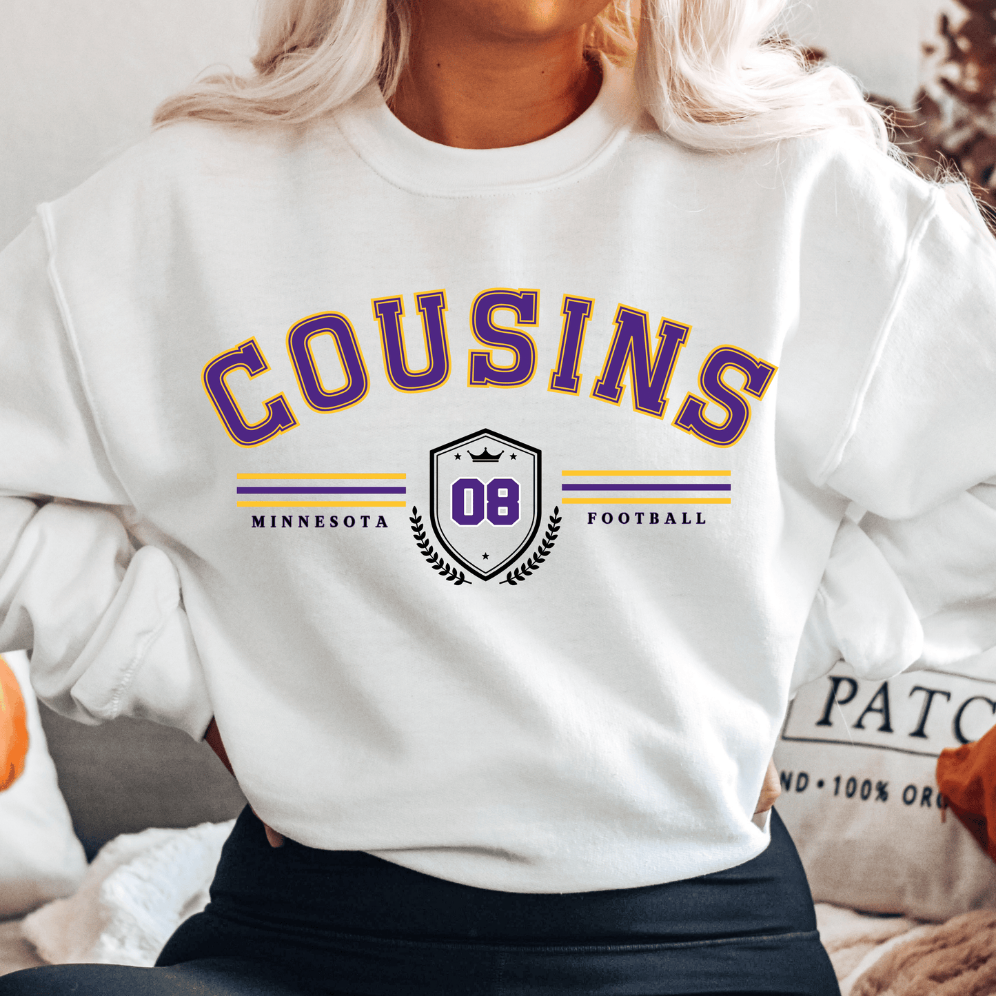 Kirk Cousins Sweatshirt - Happy Place Studio