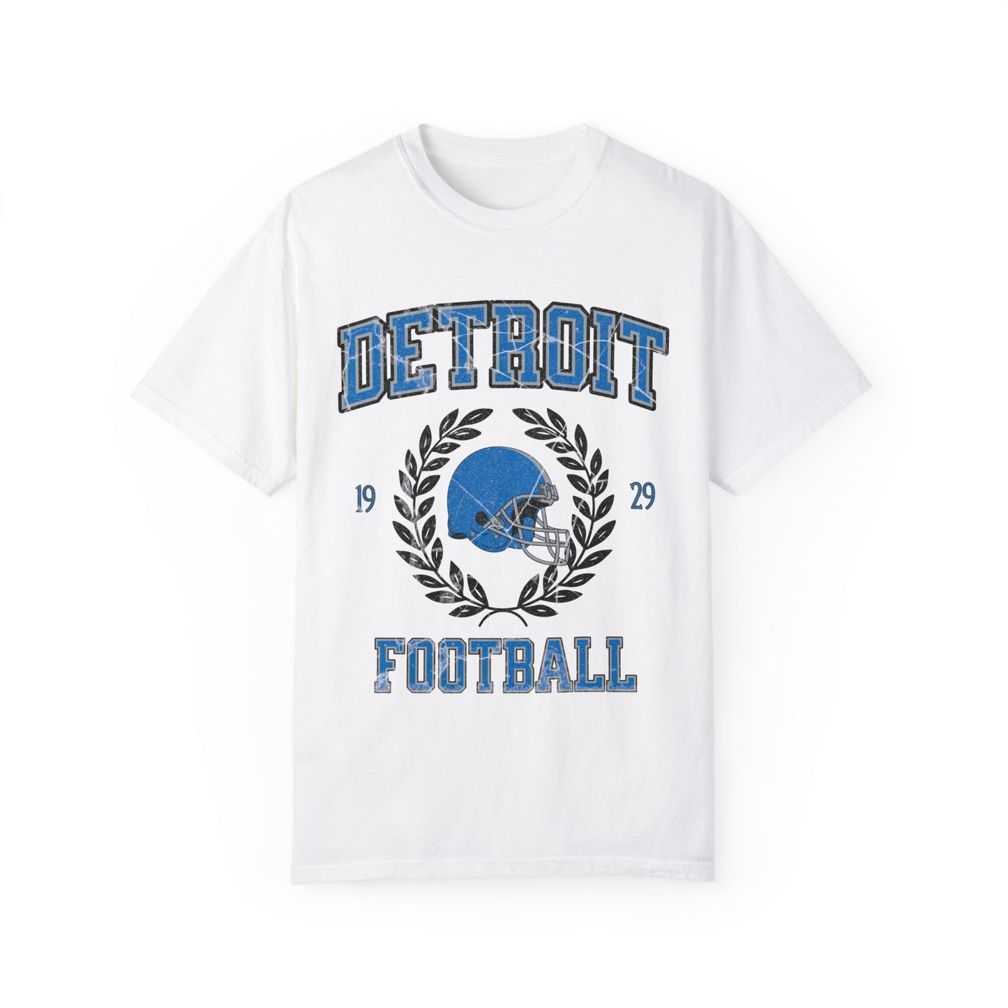 Comfort Colors Detroit Football Shirt