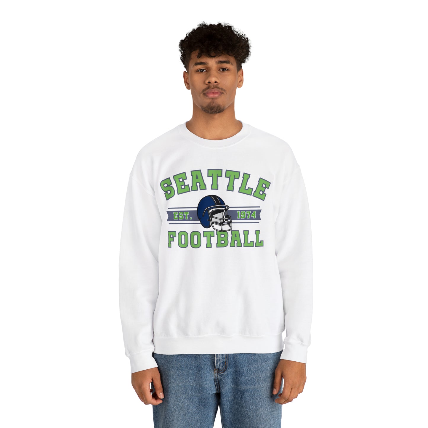 Seattle Football Crewneck - Happy Place Studio