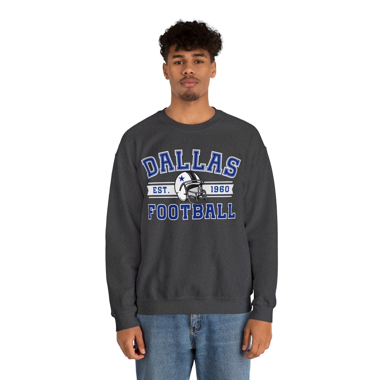 Dallas Football Sweatshirt - Happy Place Studio