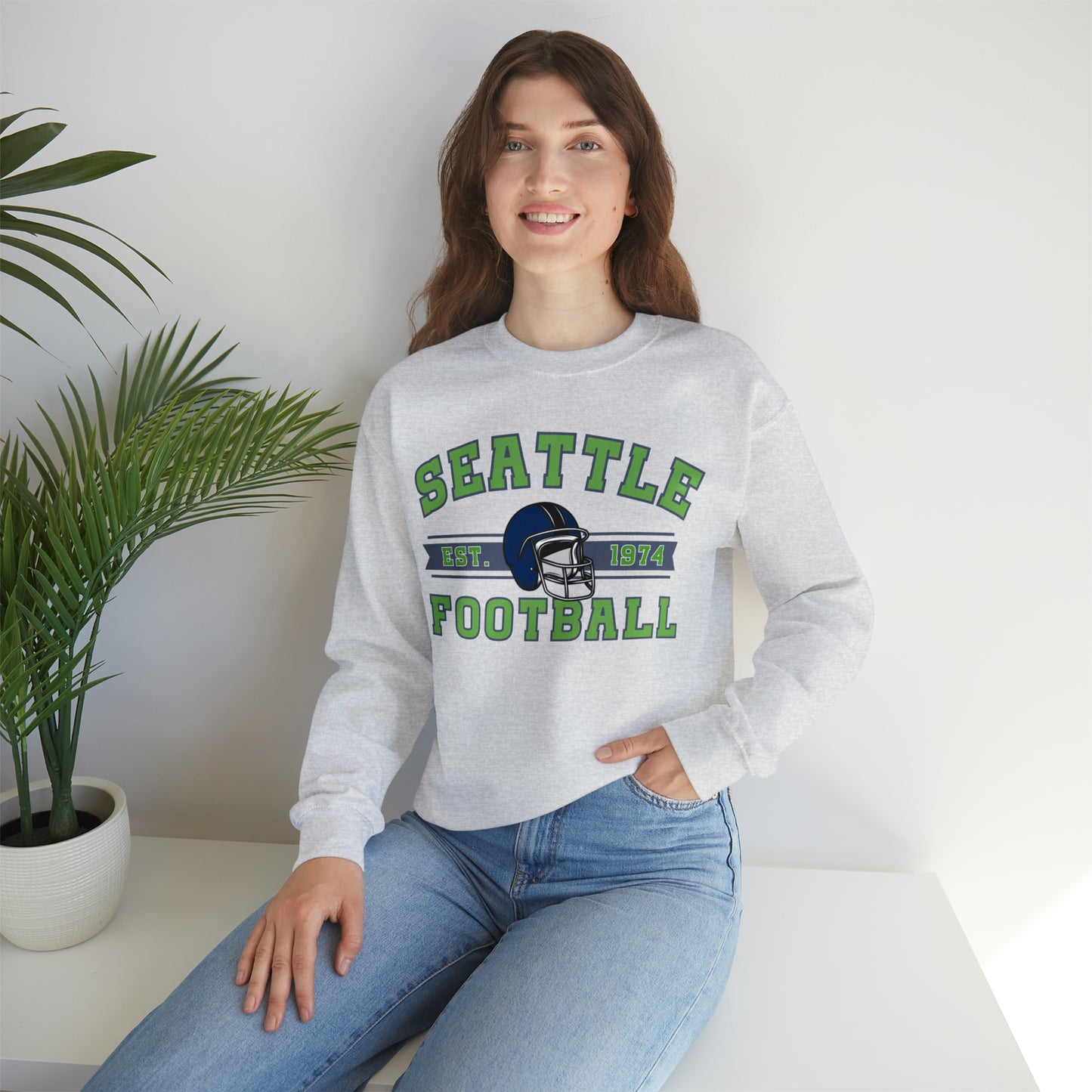 Seattle Football Crewneck - Happy Place Studio