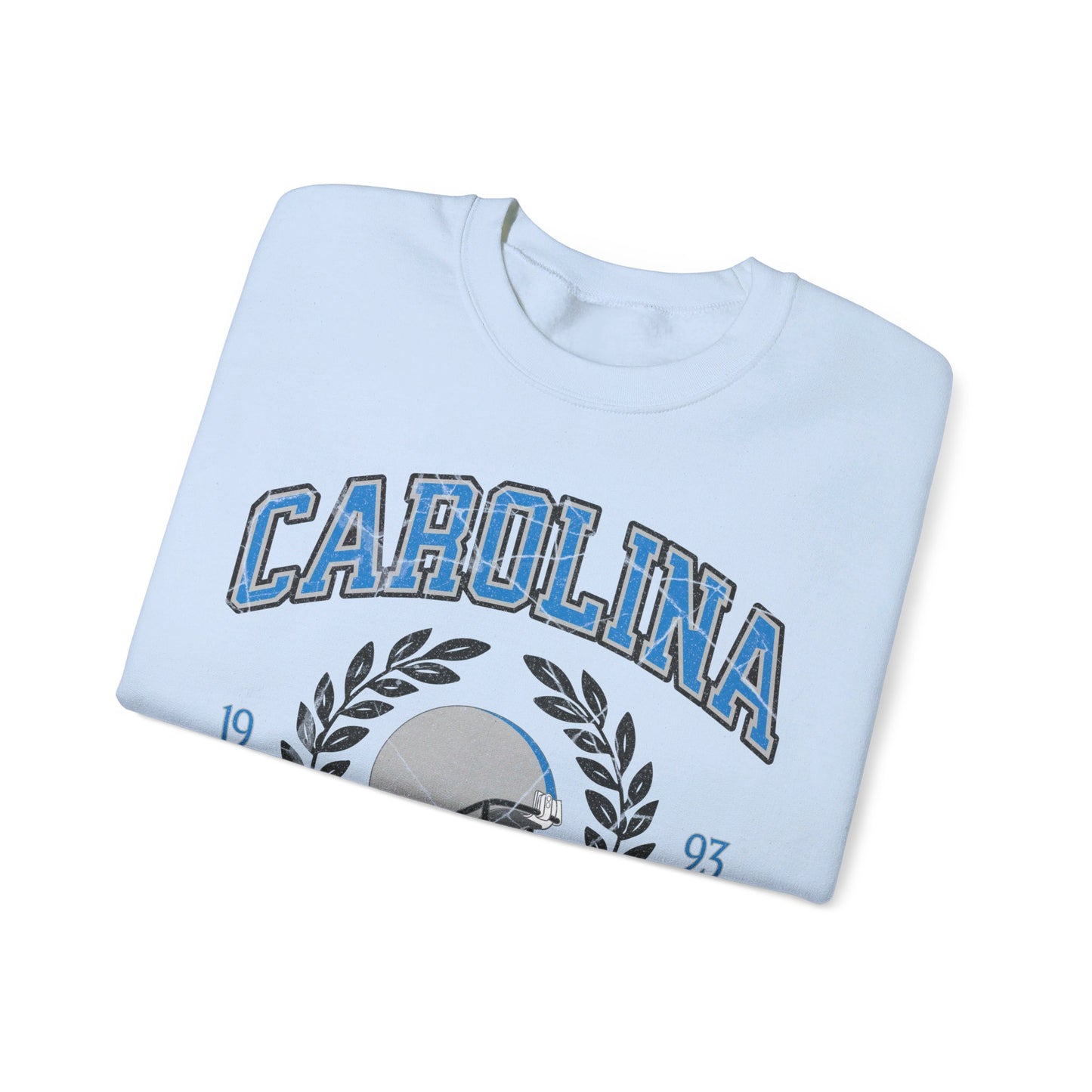 Carolina Football Sweatshirt, Vintage Panther Football Crewneck, Retro Carolina Football Shirt, Panther Football Gift, Carolina Sweatshirt