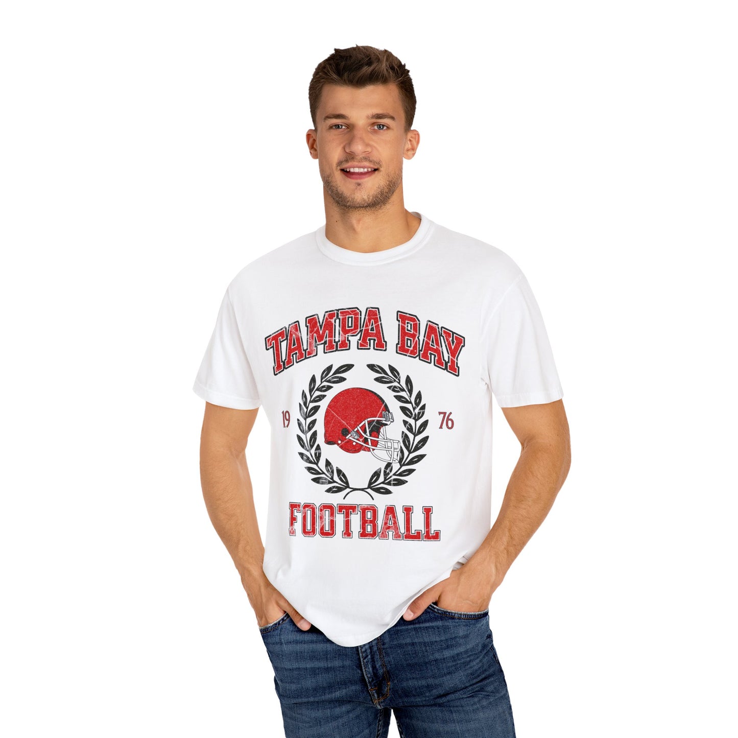 Comfort Colors Tampa Bay Football Shirt