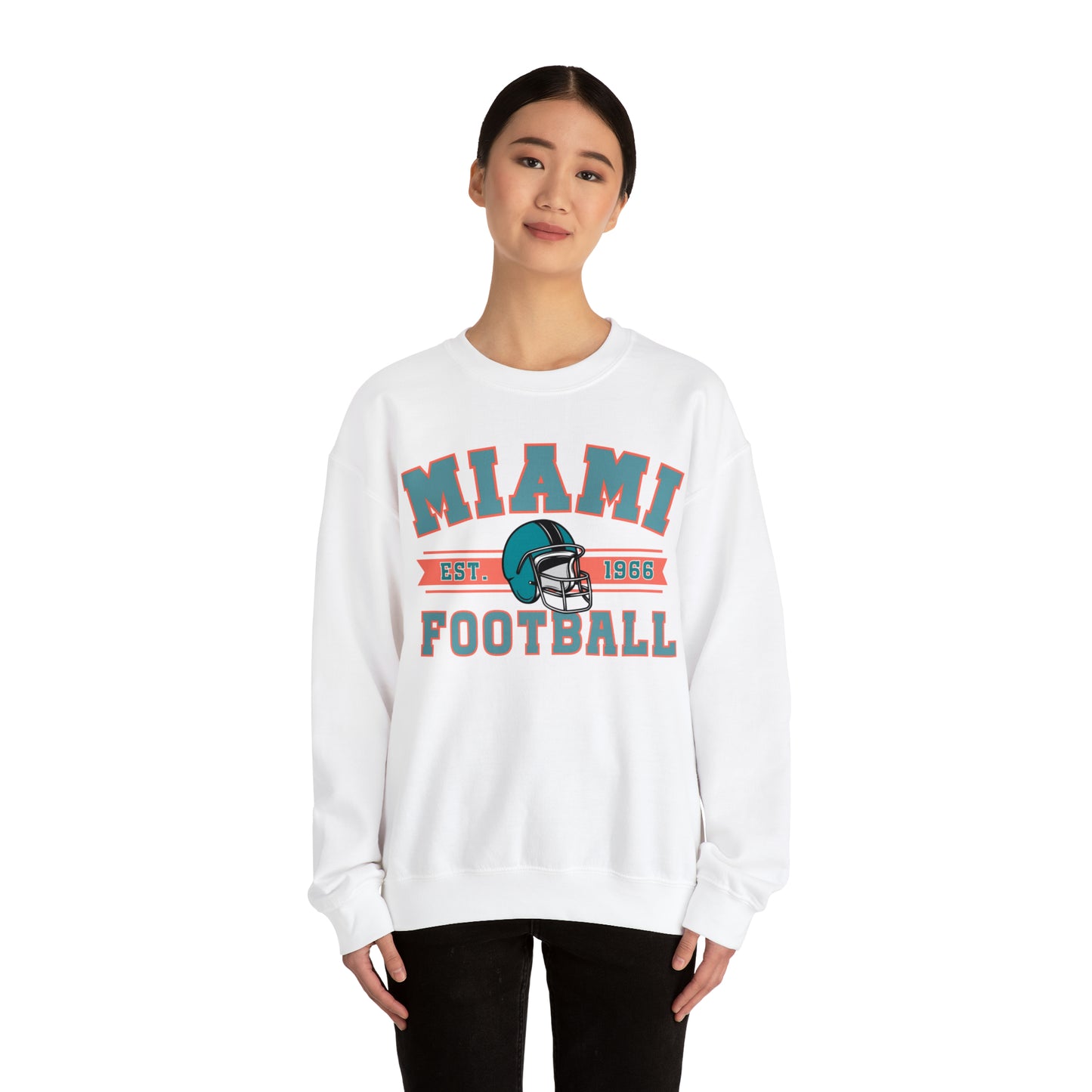Miami Football Sweatshirt - Happy Place Studio
