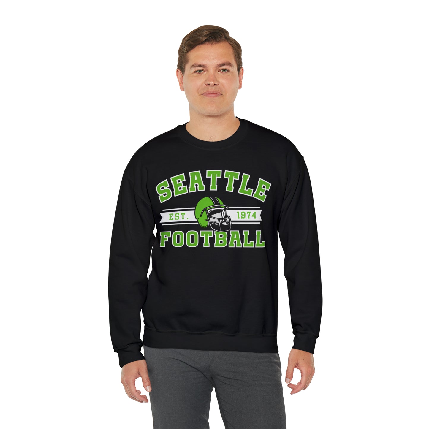 Seattle Football Crewneck - Happy Place Studio