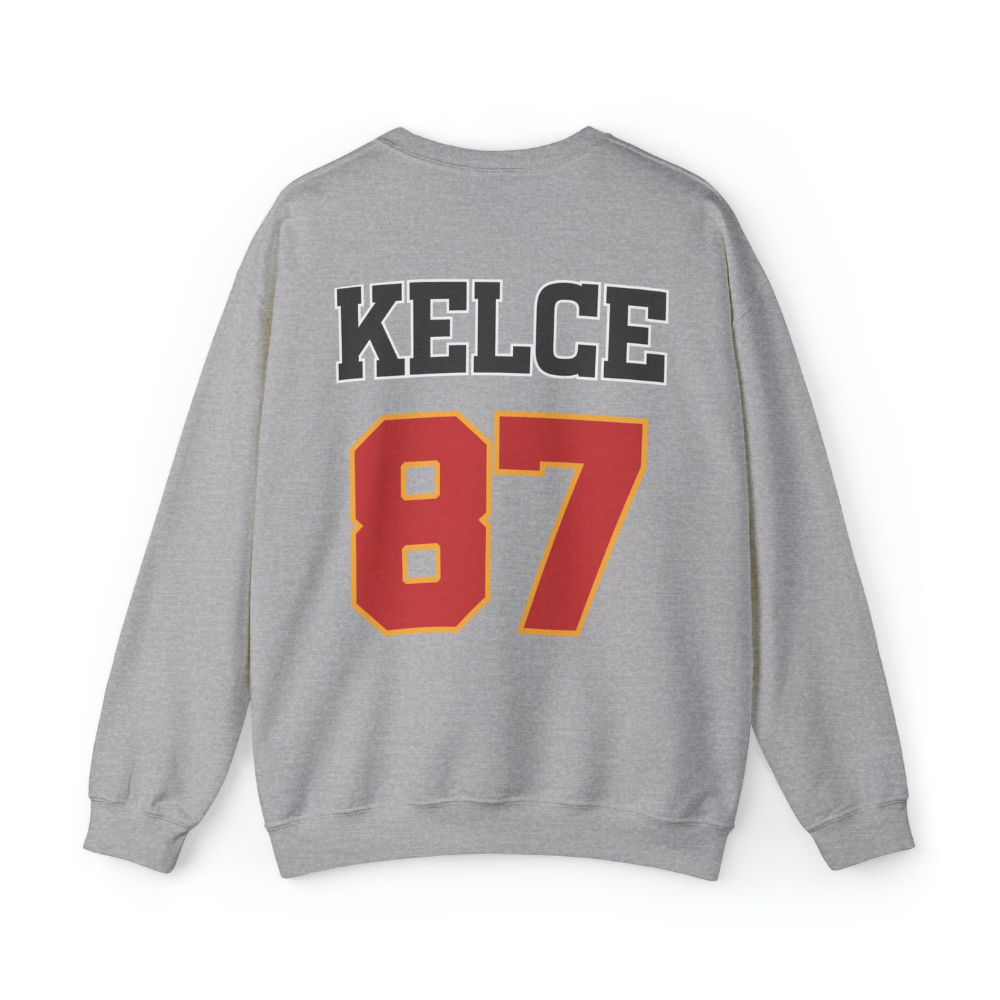 Only Here For Kelce Sweatshirt (FRONT AND BACK) - Happy Place Studio