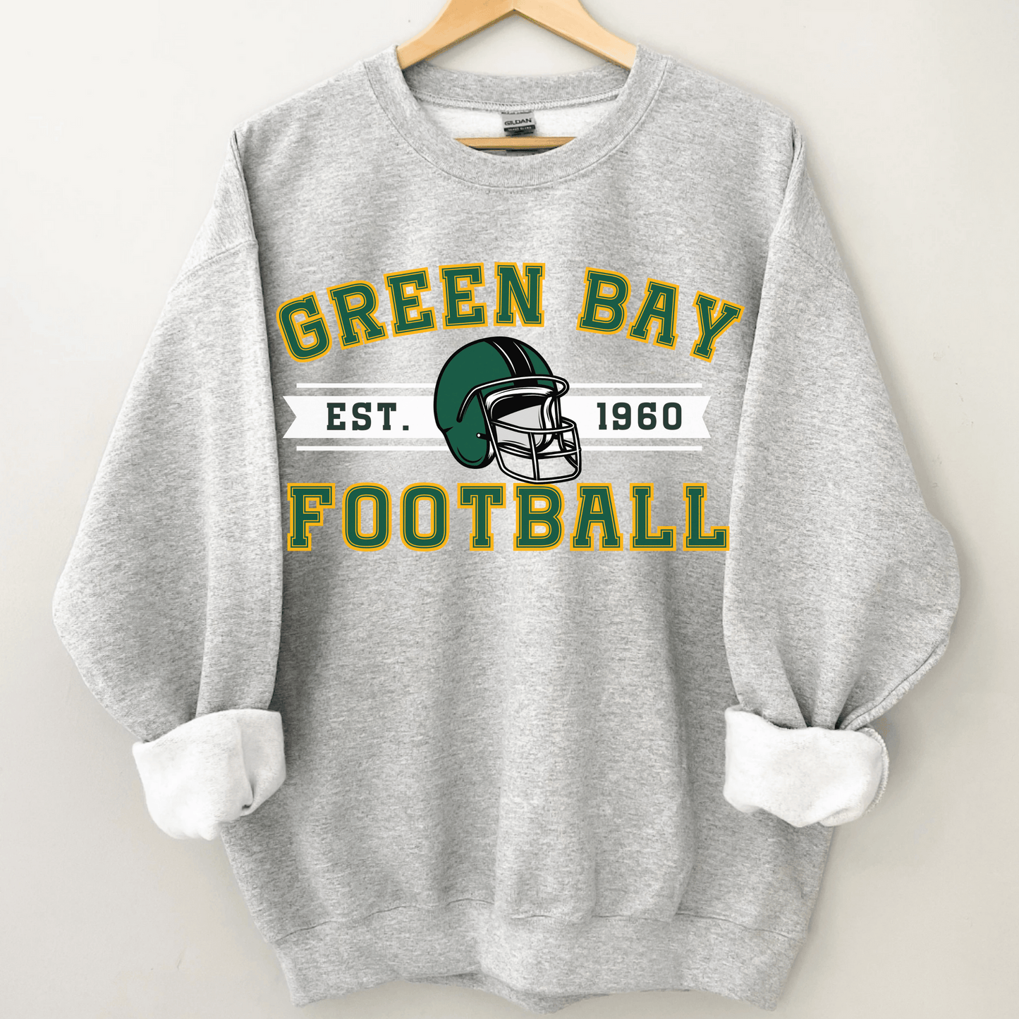 Green Bay Football Sweatshirt - Happy Place Studio