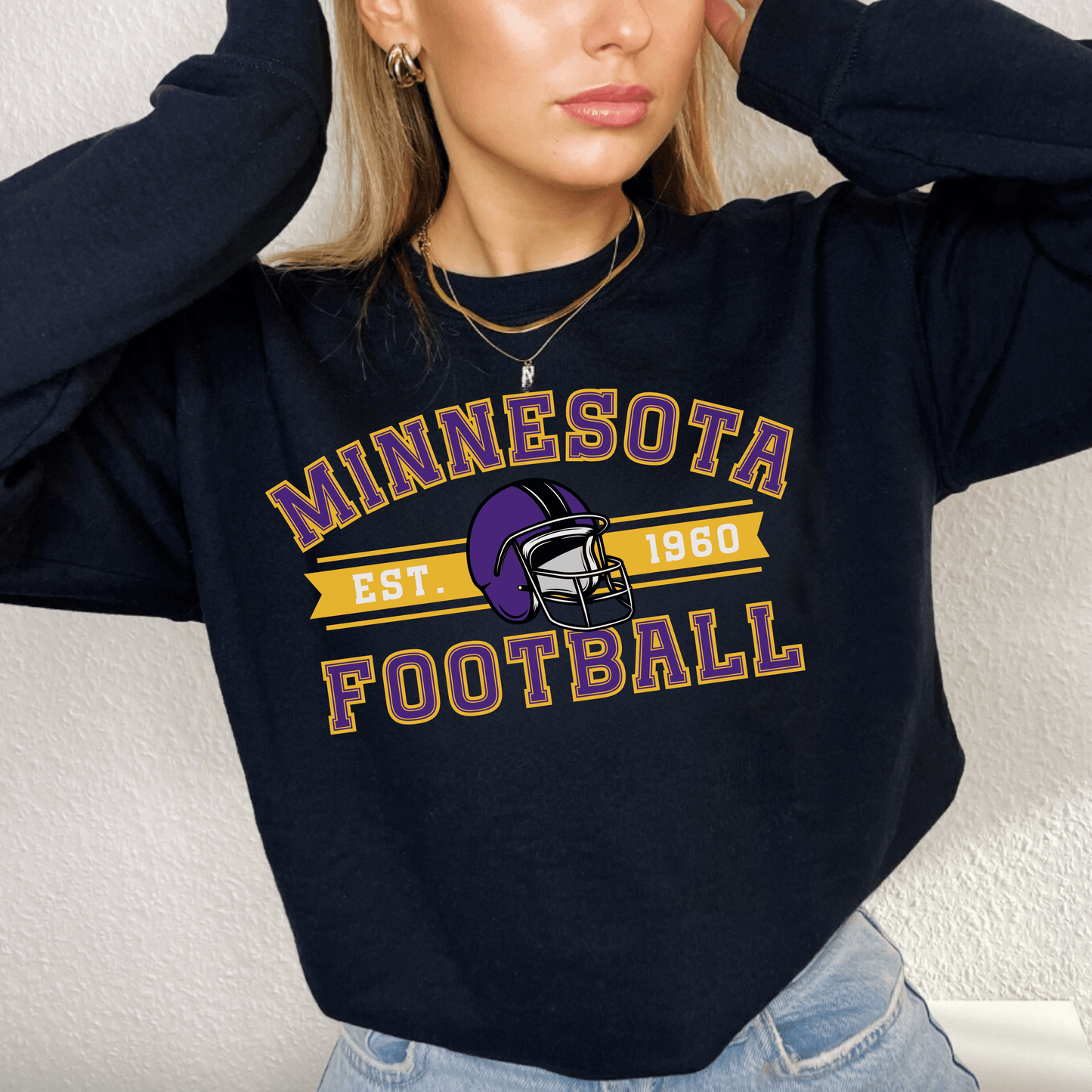 Minnesota Football Sweatshirt - Happy Place Studio