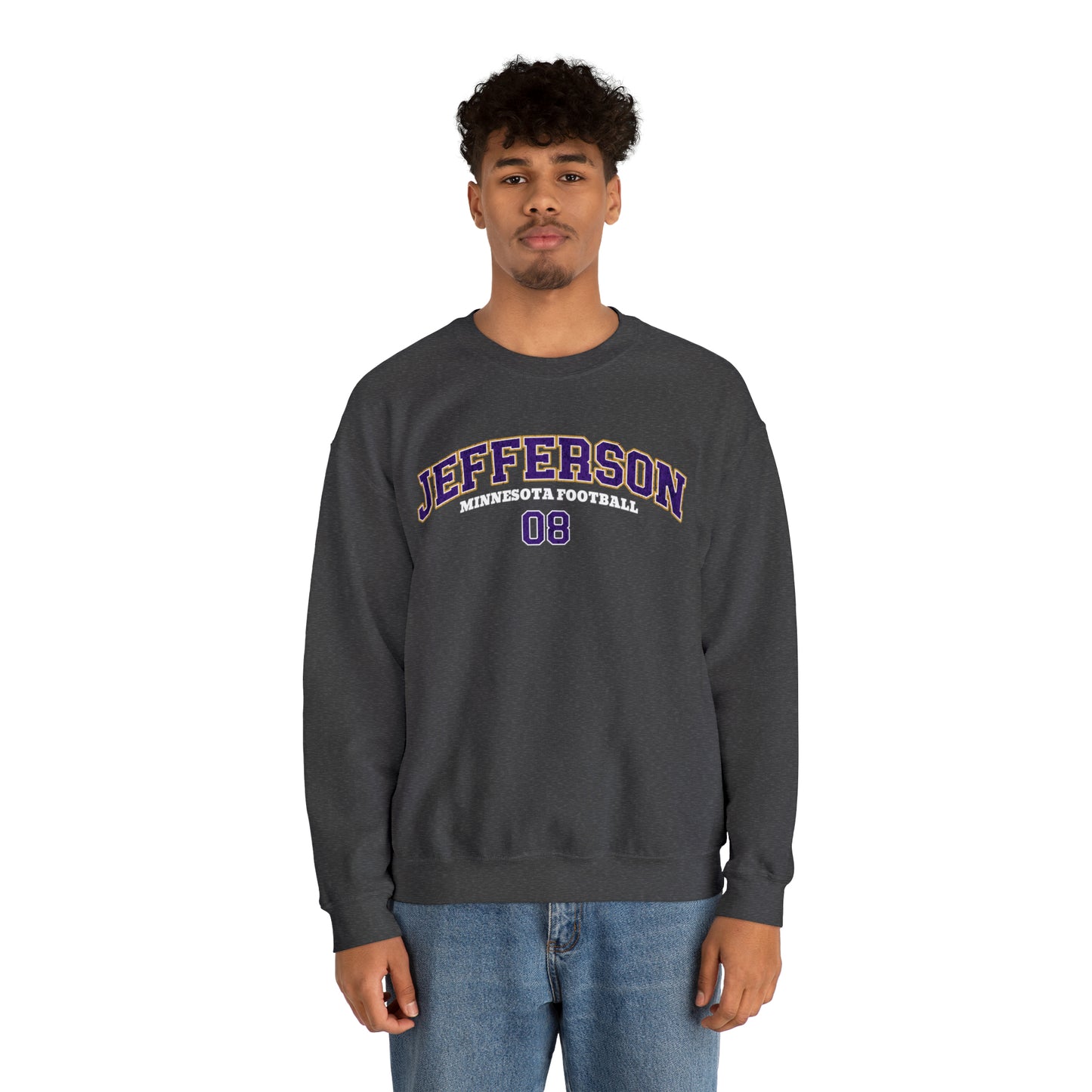 Justin Jefferson Sweatshirt, Minnesota Football Sweatshirt,Justin Jefferson Crewneck,Skol Minnesota,Justin Jefferson Shirt,Viking Sweatshirt - Happy Place Studio