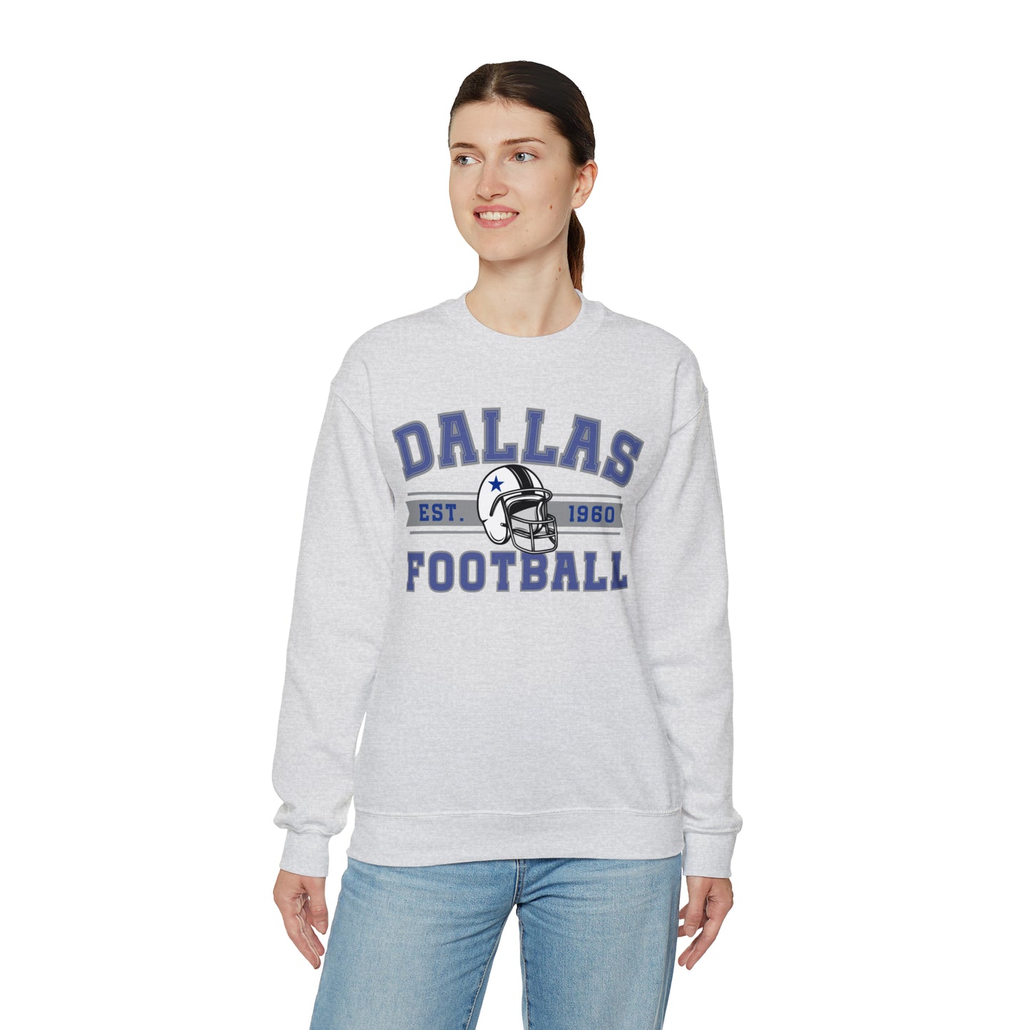 Dallas Football Sweatshirt - Happy Place Studio