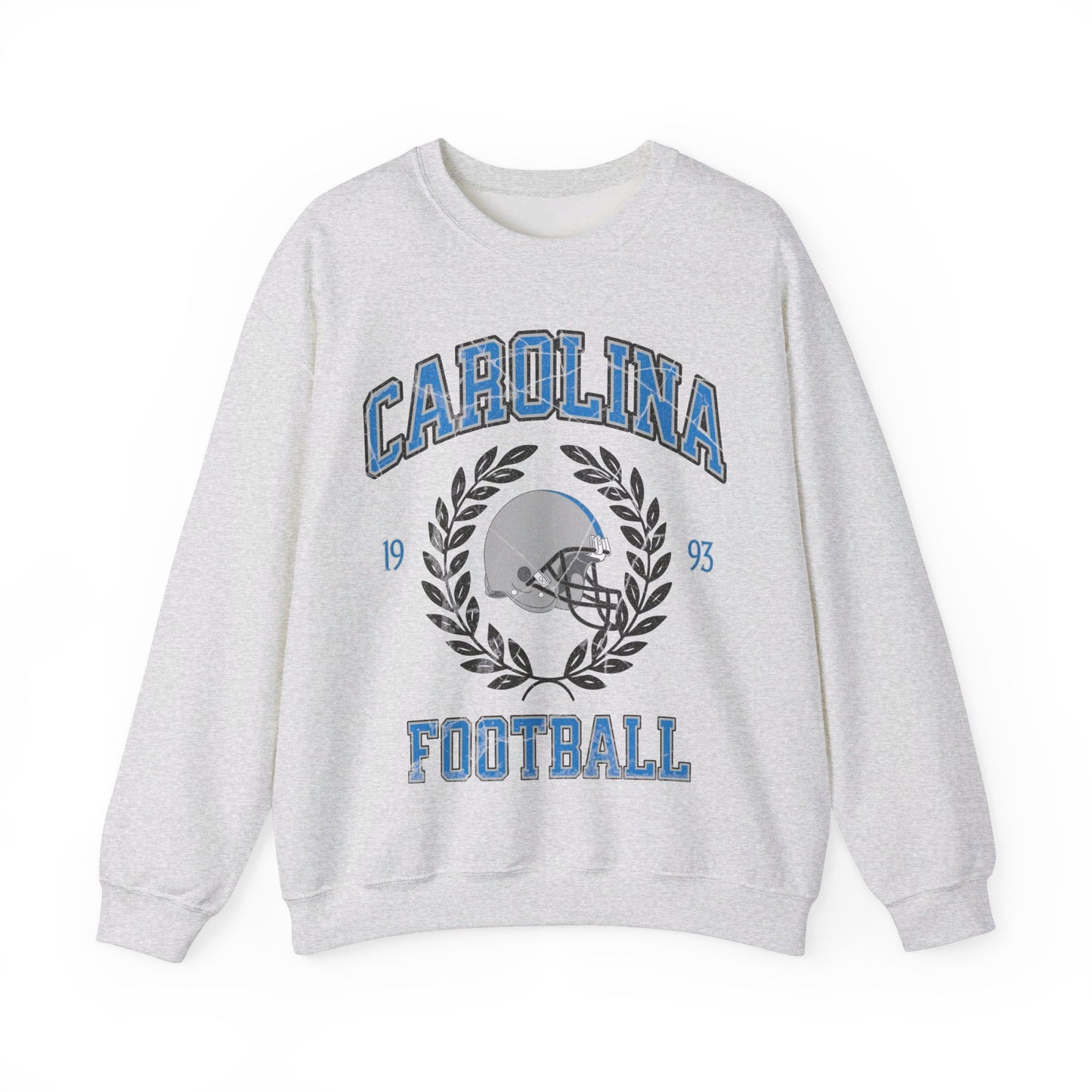 Carolina Football Sweatshirt, Vintage Panther Football Crewneck, Retro Carolina Football Shirt, Panther Football Gift, Carolina Sweatshirt