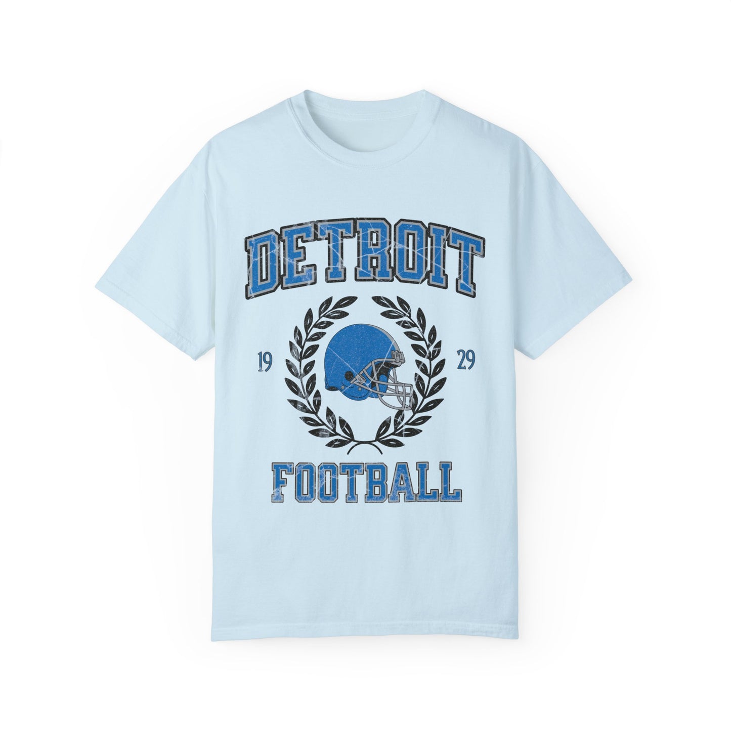 Comfort Colors Detroit Football Shirt