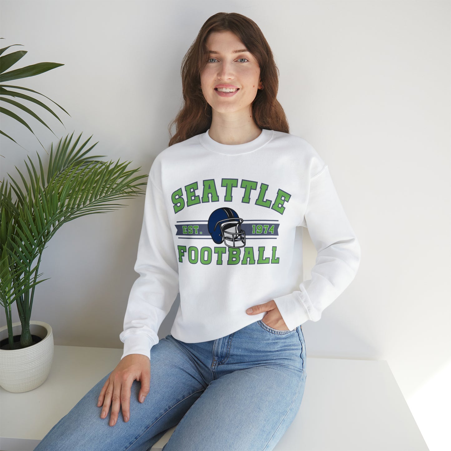 Seattle Football Crewneck - Happy Place Studio