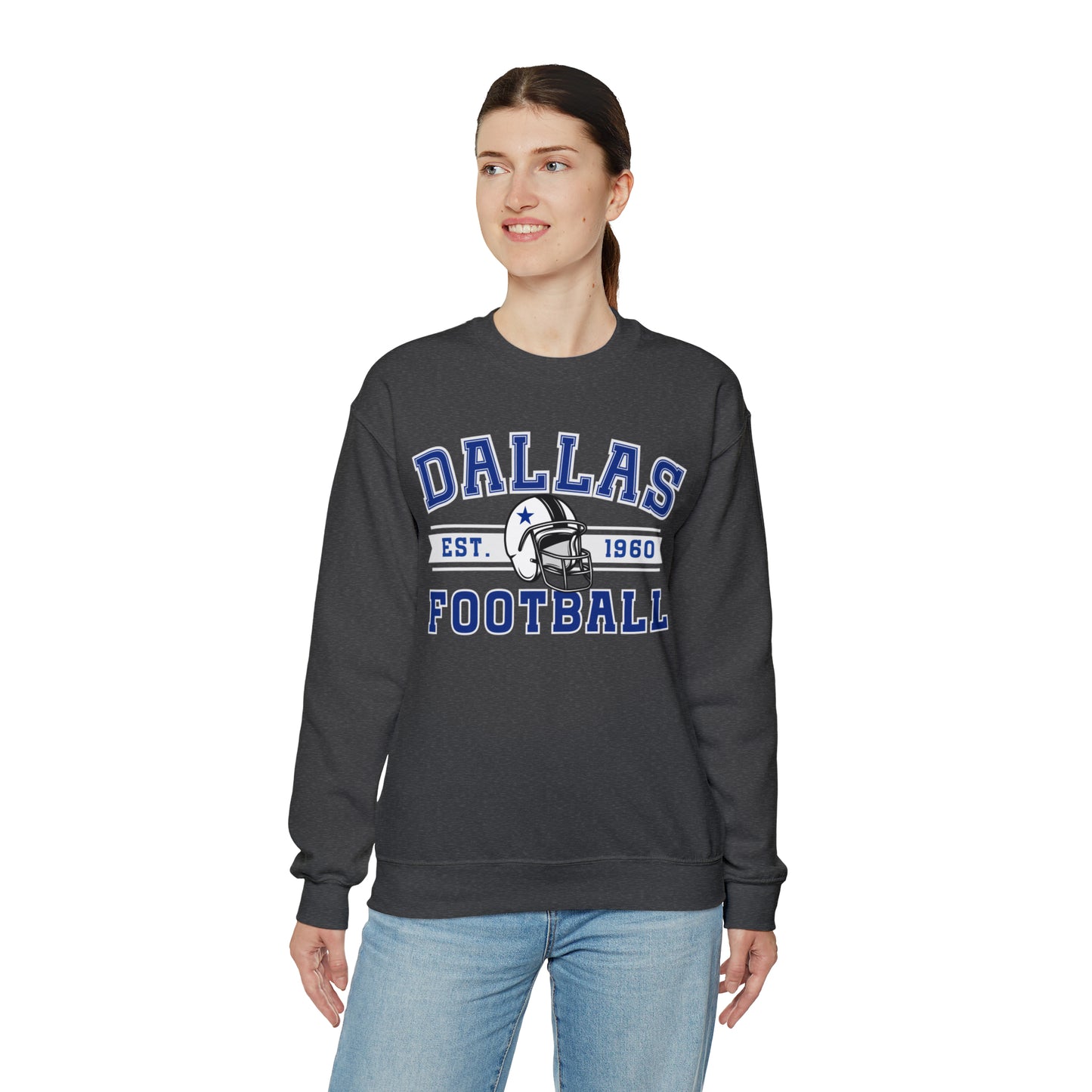 Dallas Football Sweatshirt - Happy Place Studio