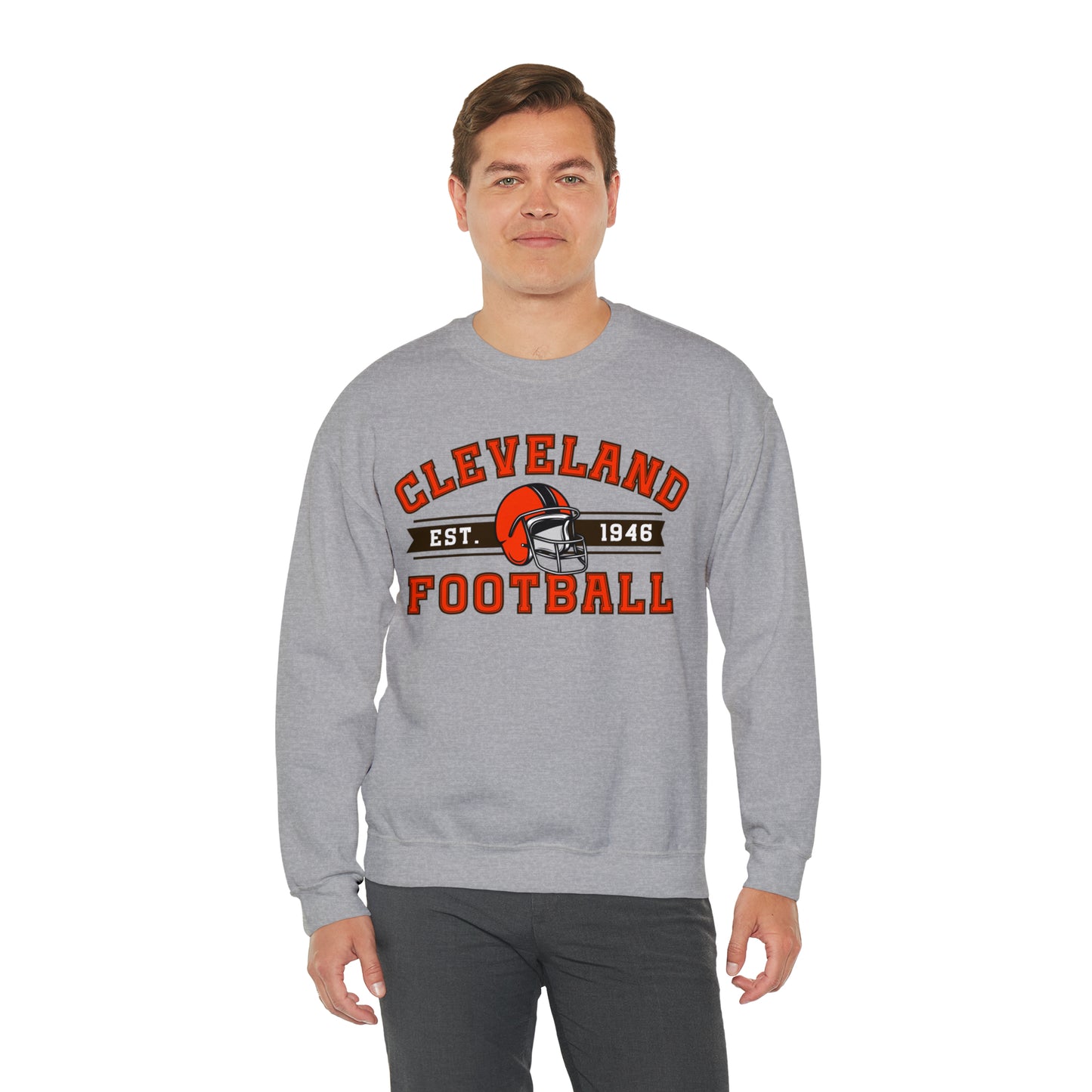 Cleveland Football Sweatshirt - Happy Place Studio