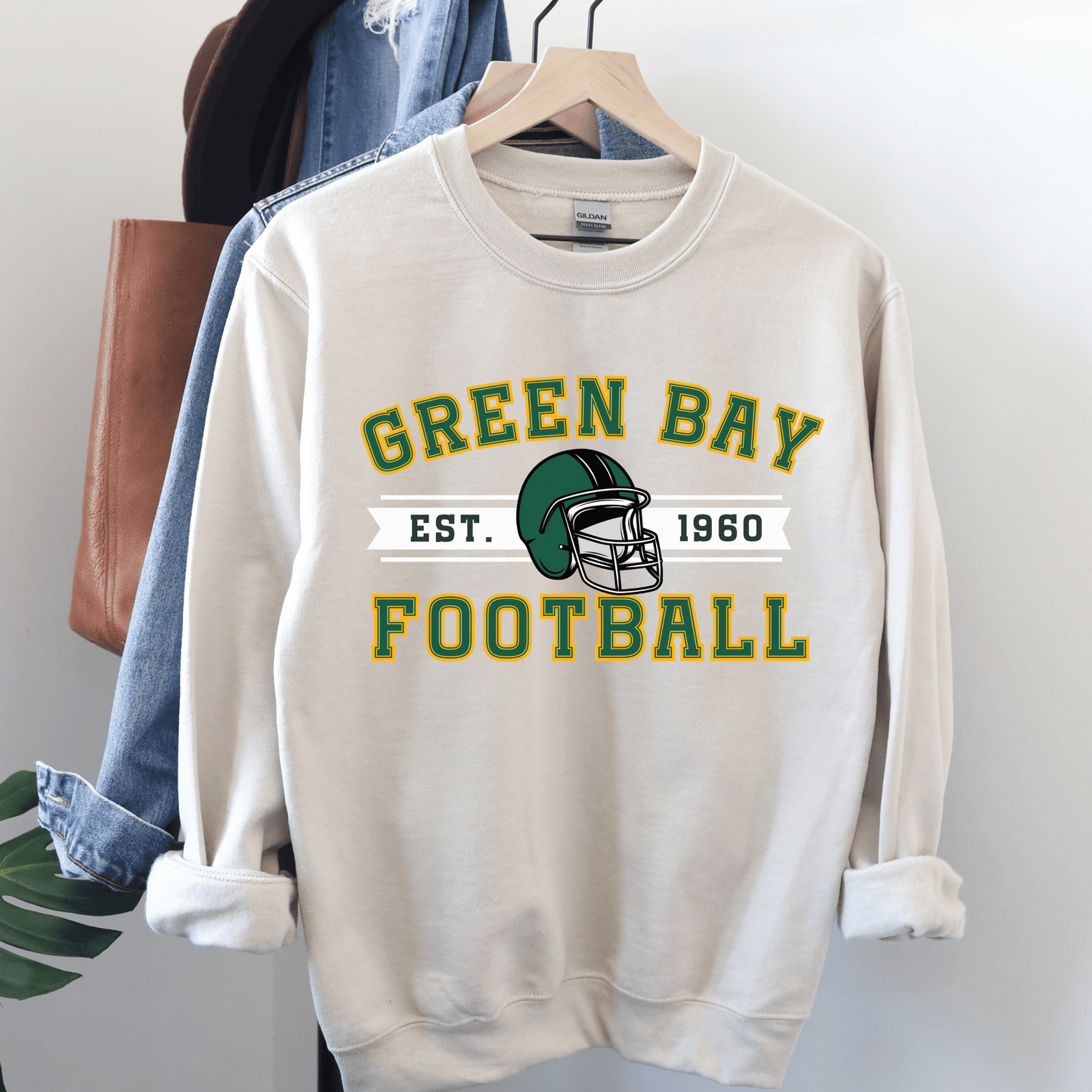 Green Bay Football Sweatshirt - Happy Place Studio