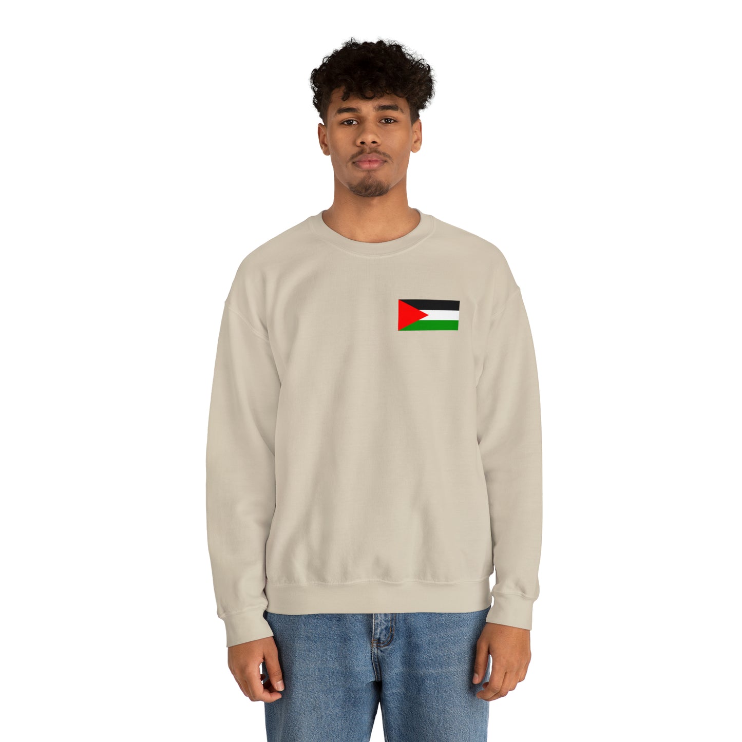 Palestine Crewneck with Flag