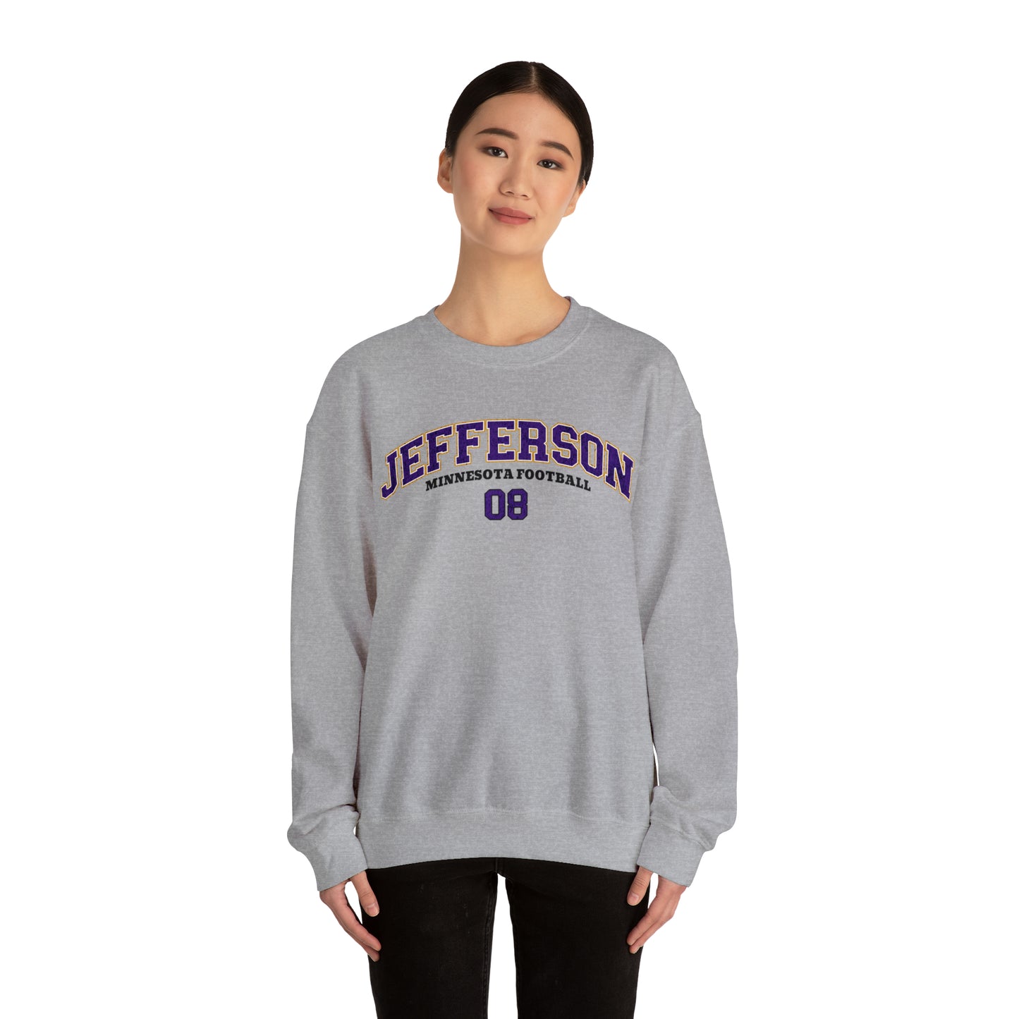 Justin Jefferson Sweatshirt, Minnesota Football Sweatshirt,Justin Jefferson Crewneck,Skol Minnesota,Justin Jefferson Shirt,Viking Sweatshirt - Happy Place Studio