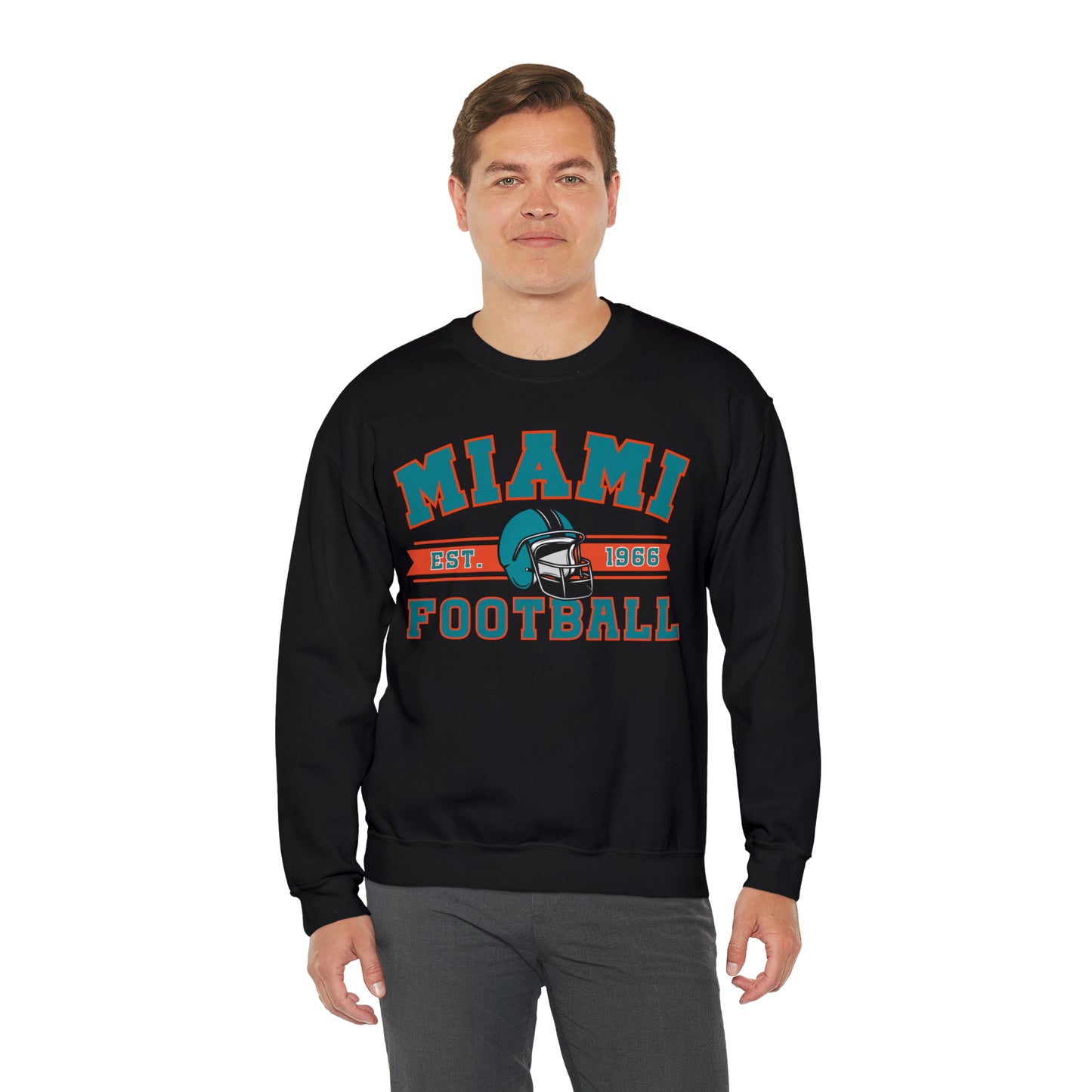 Miami Football Sweatshirt - Happy Place Studio